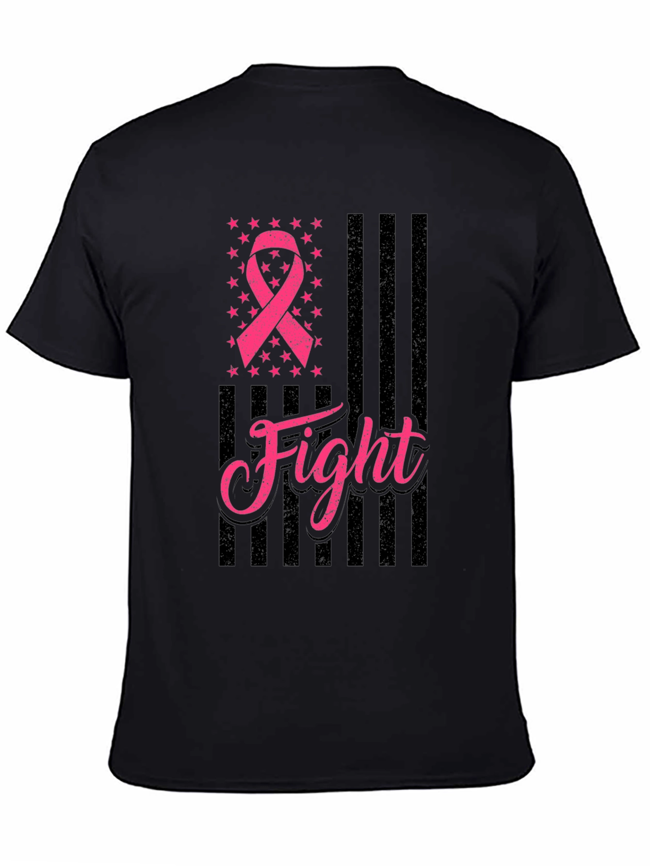 Breast Cancer Awareness Fight Ribbon T-Shirt