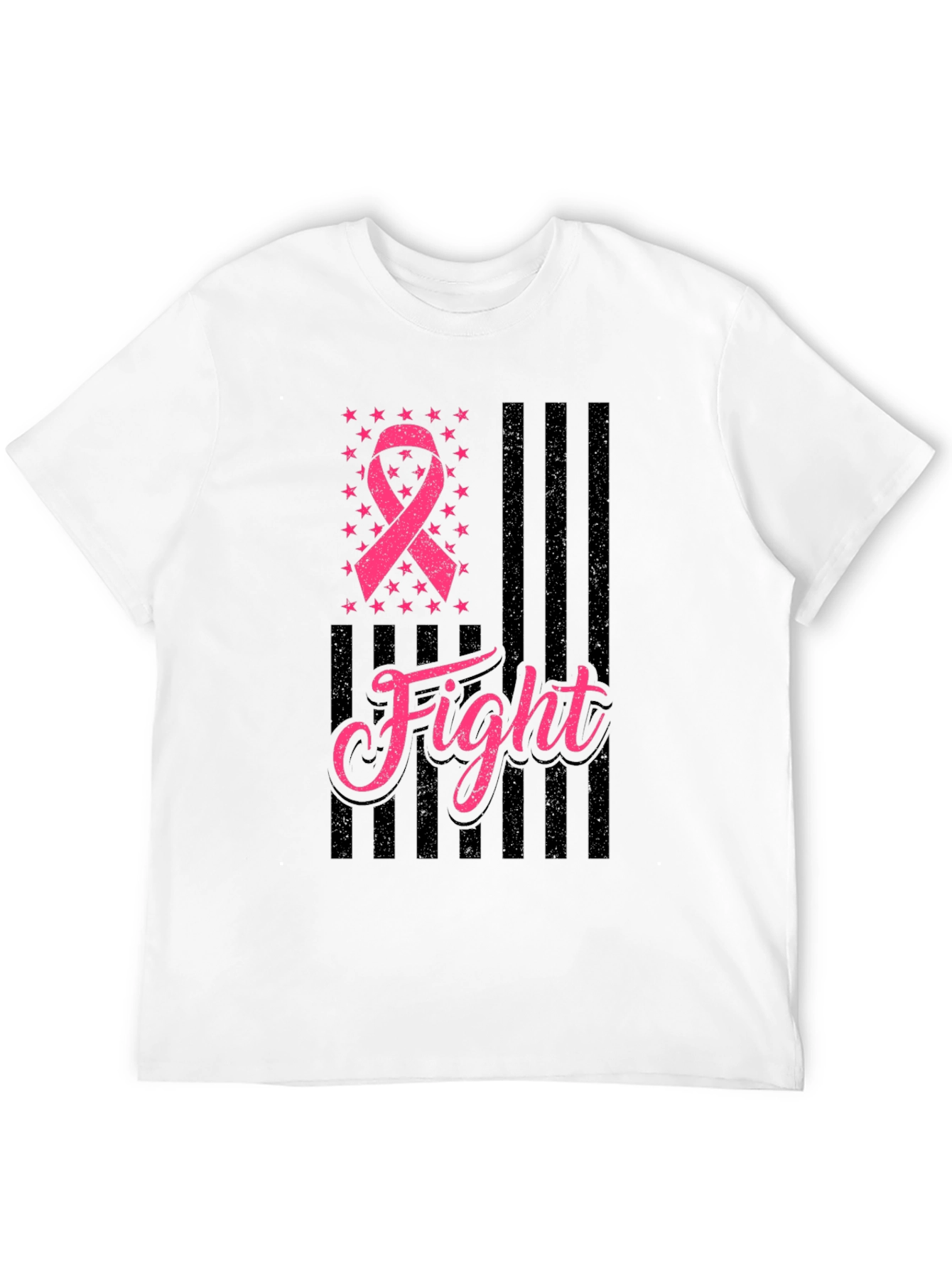 Breast Cancer Awareness Fight Ribbon T-Shirt