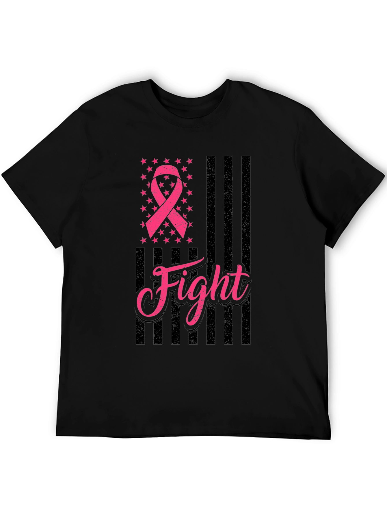 Breast Cancer Awareness Fight Ribbon T-Shirt