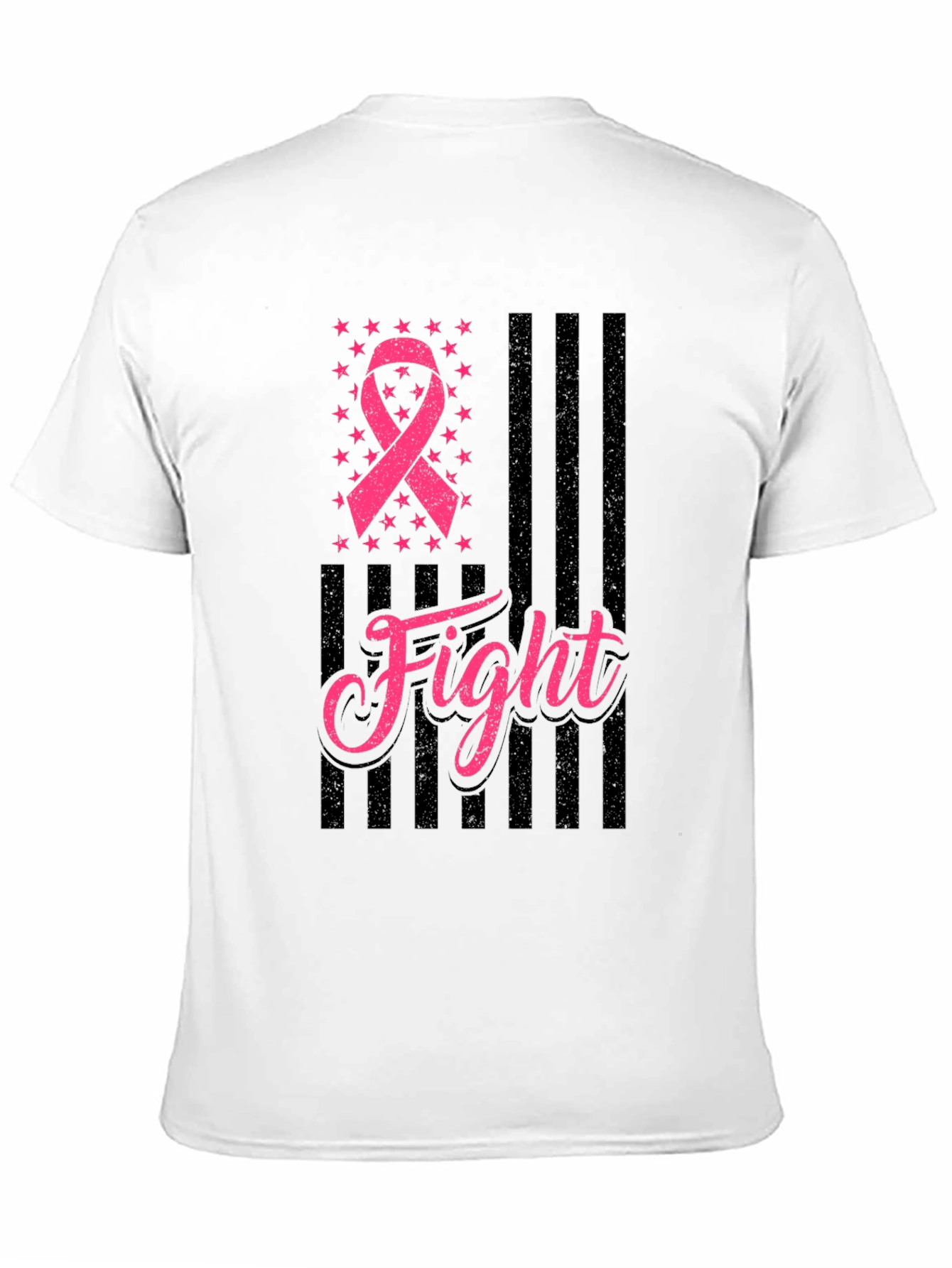 Breast Cancer Awareness Fight Ribbon T-Shirt