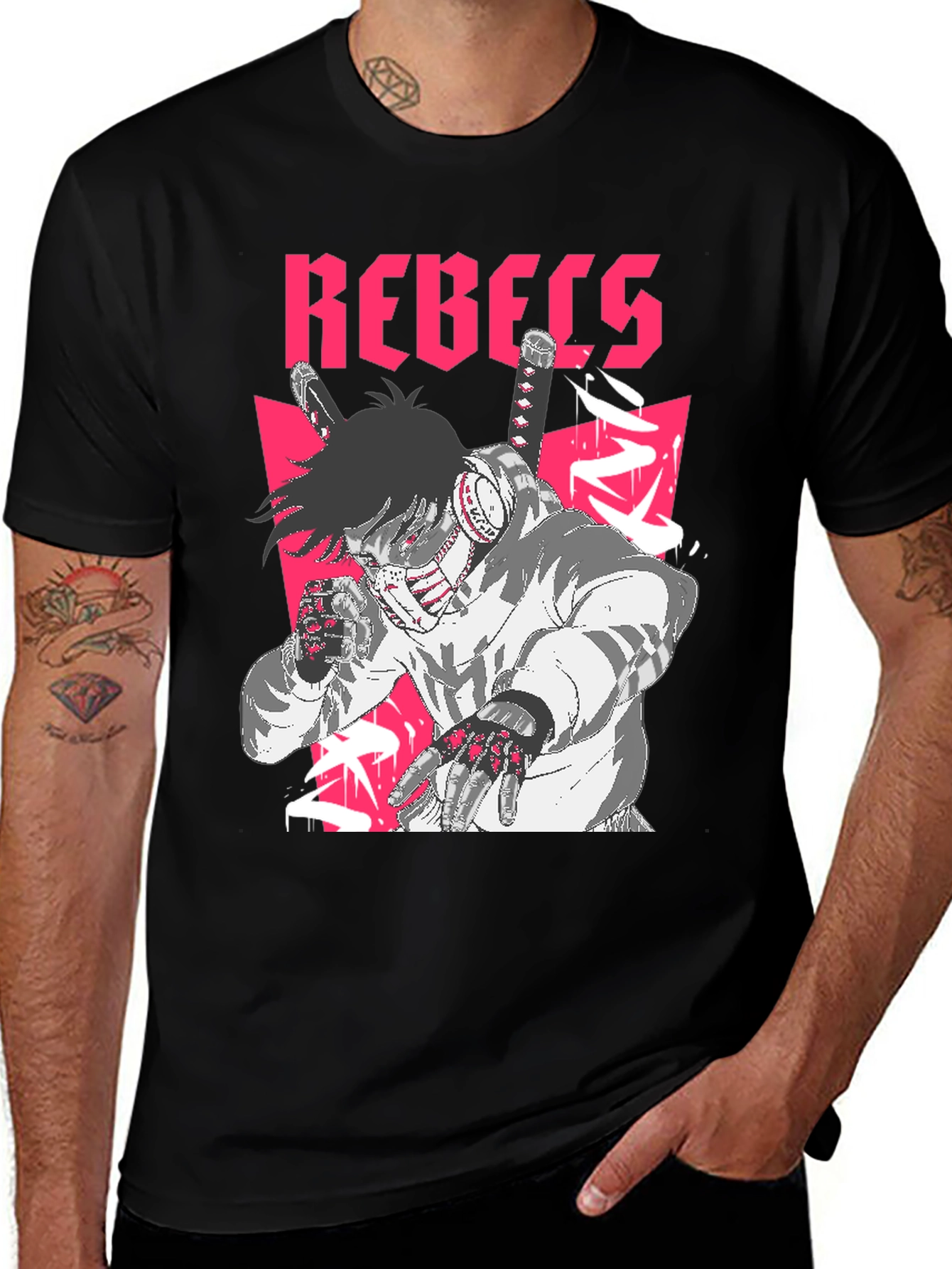 Rebels Anime Graphic T-Shirt