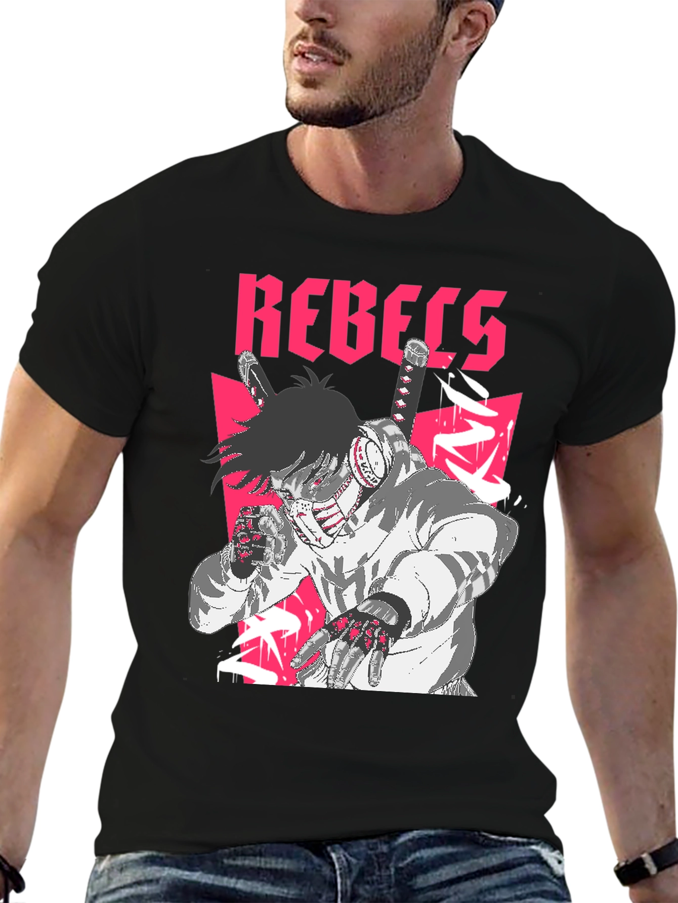 Rebels Anime Graphic T-Shirt
