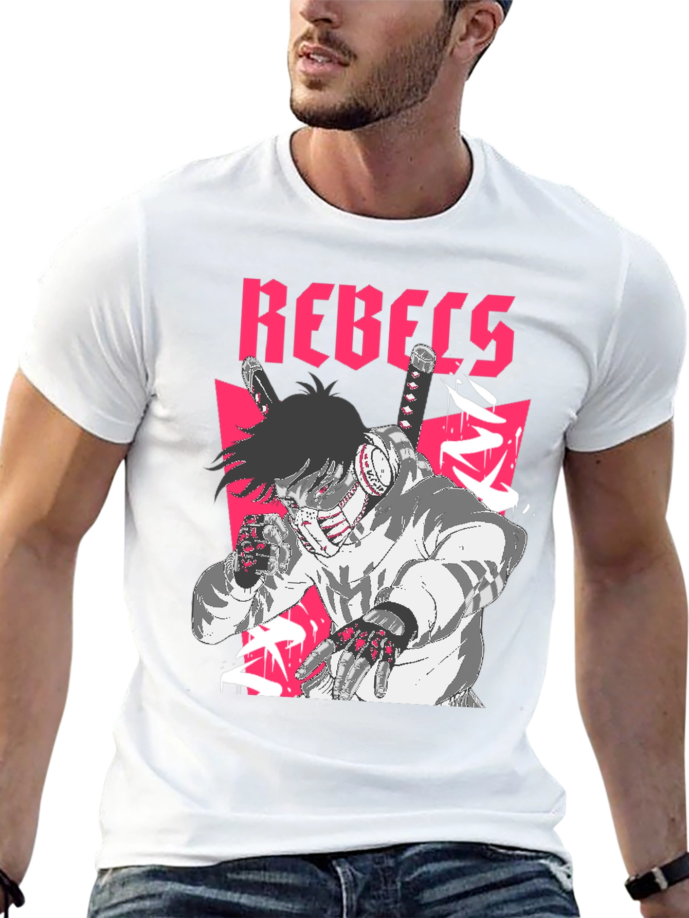 Rebels Anime Graphic T-Shirt