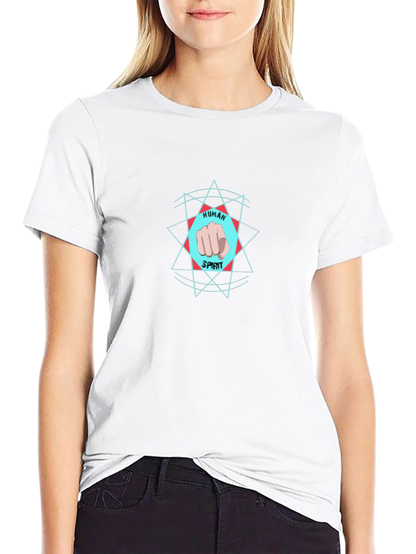 Human Spirit Graphic Tee - Black