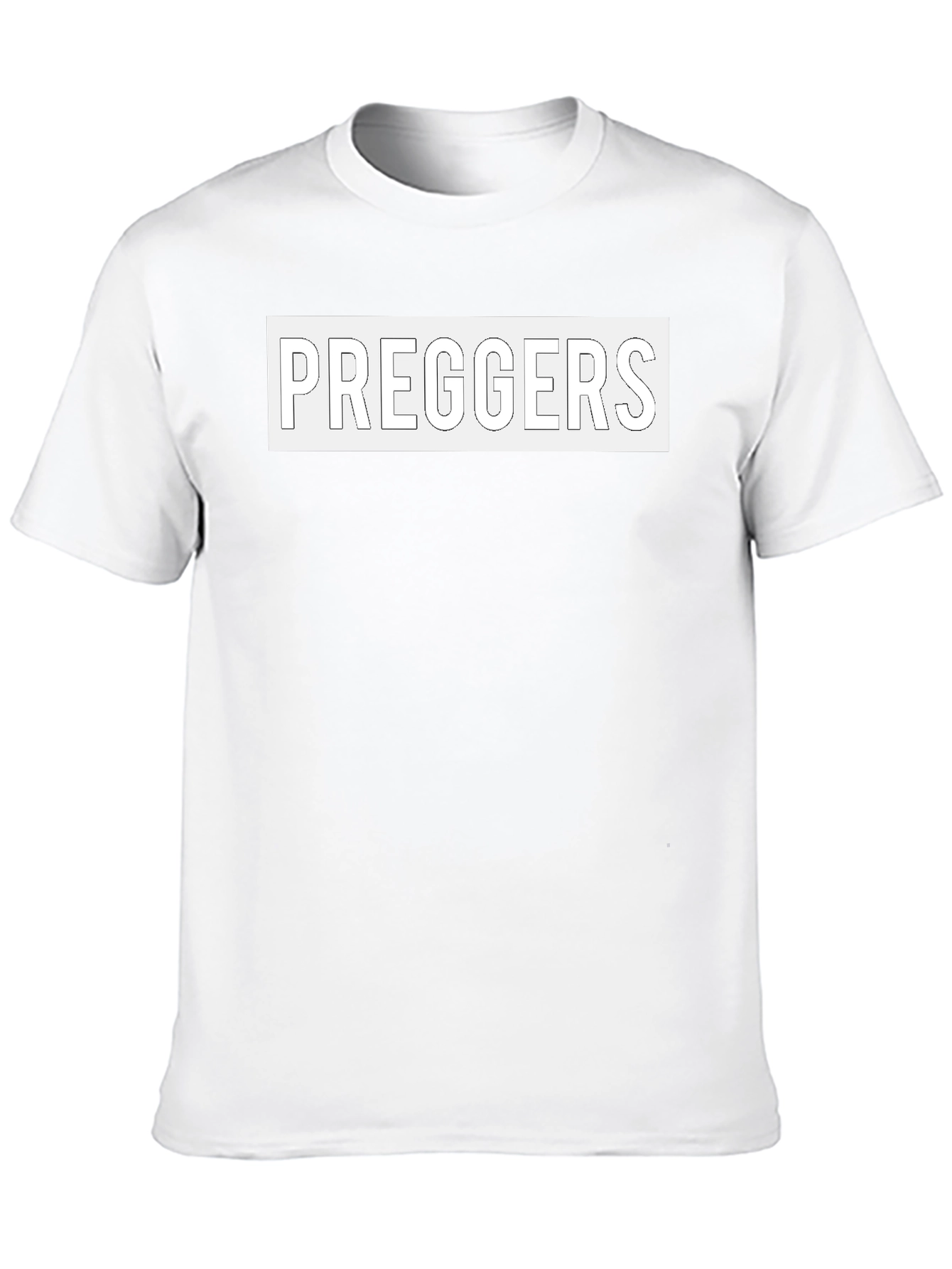 Preggers Black Graphic T-Shirt