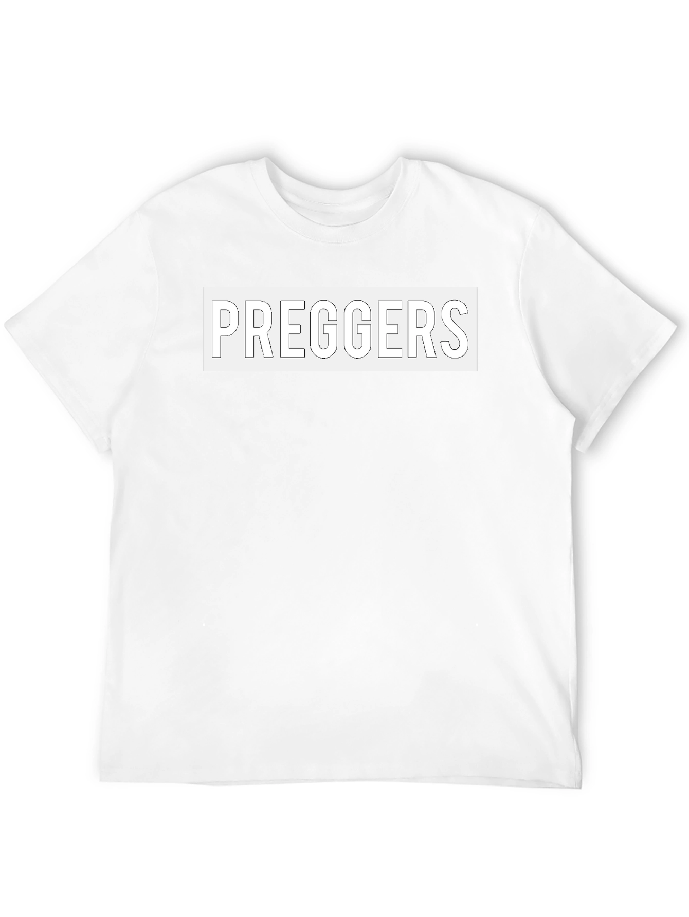 Preggers Black Graphic T-Shirt
