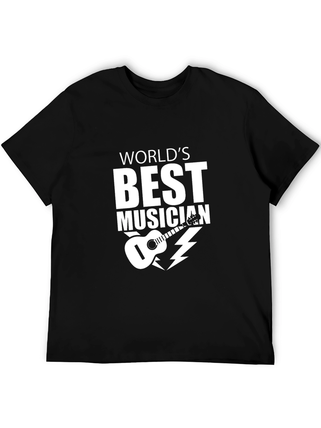Worlds Best Musician Black Graphic T-Shirt