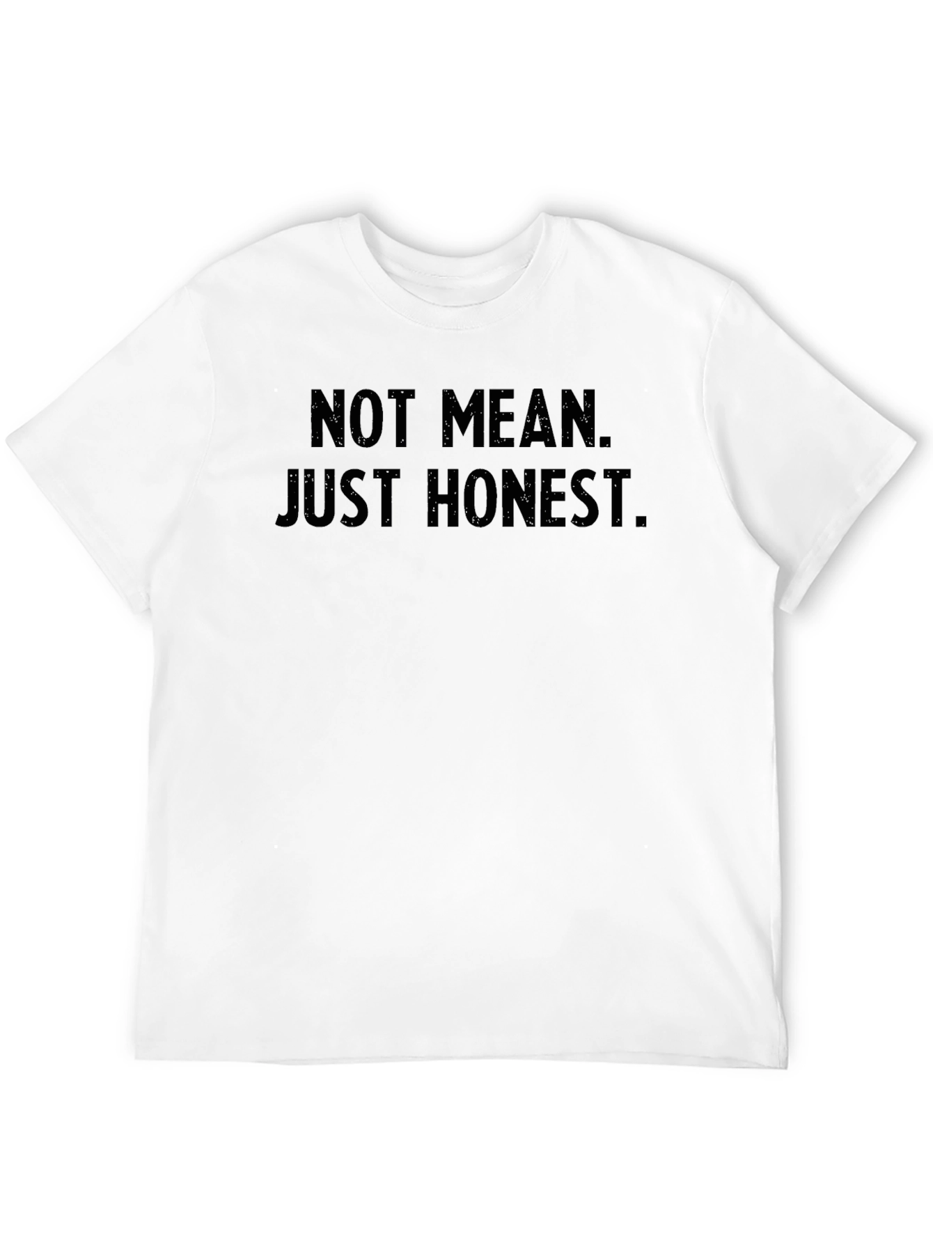 Honest Statement T-Shirt - Classic Black Tee