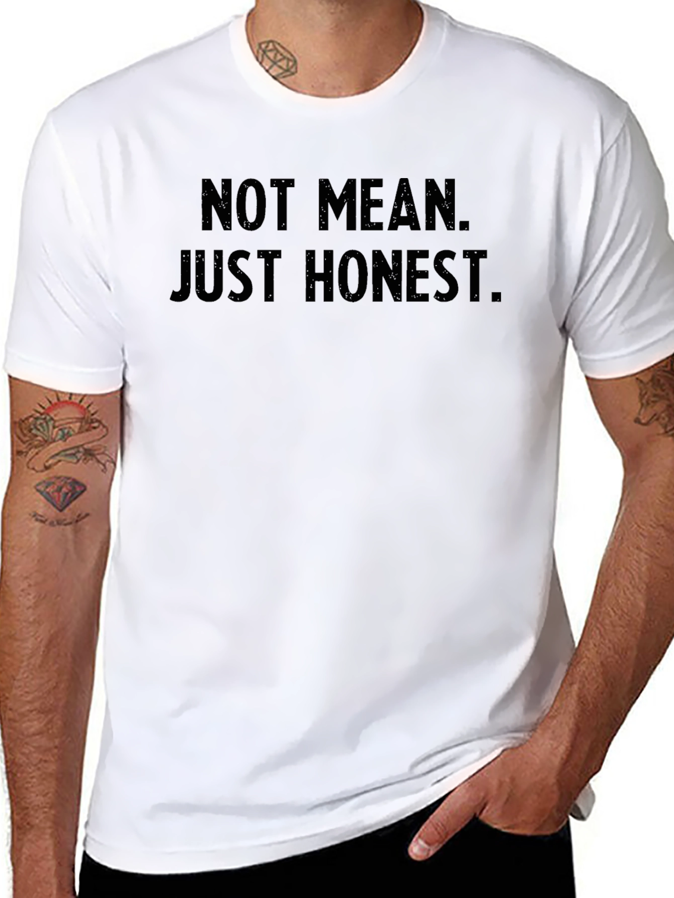 Honest Statement T-Shirt - Classic Black Tee