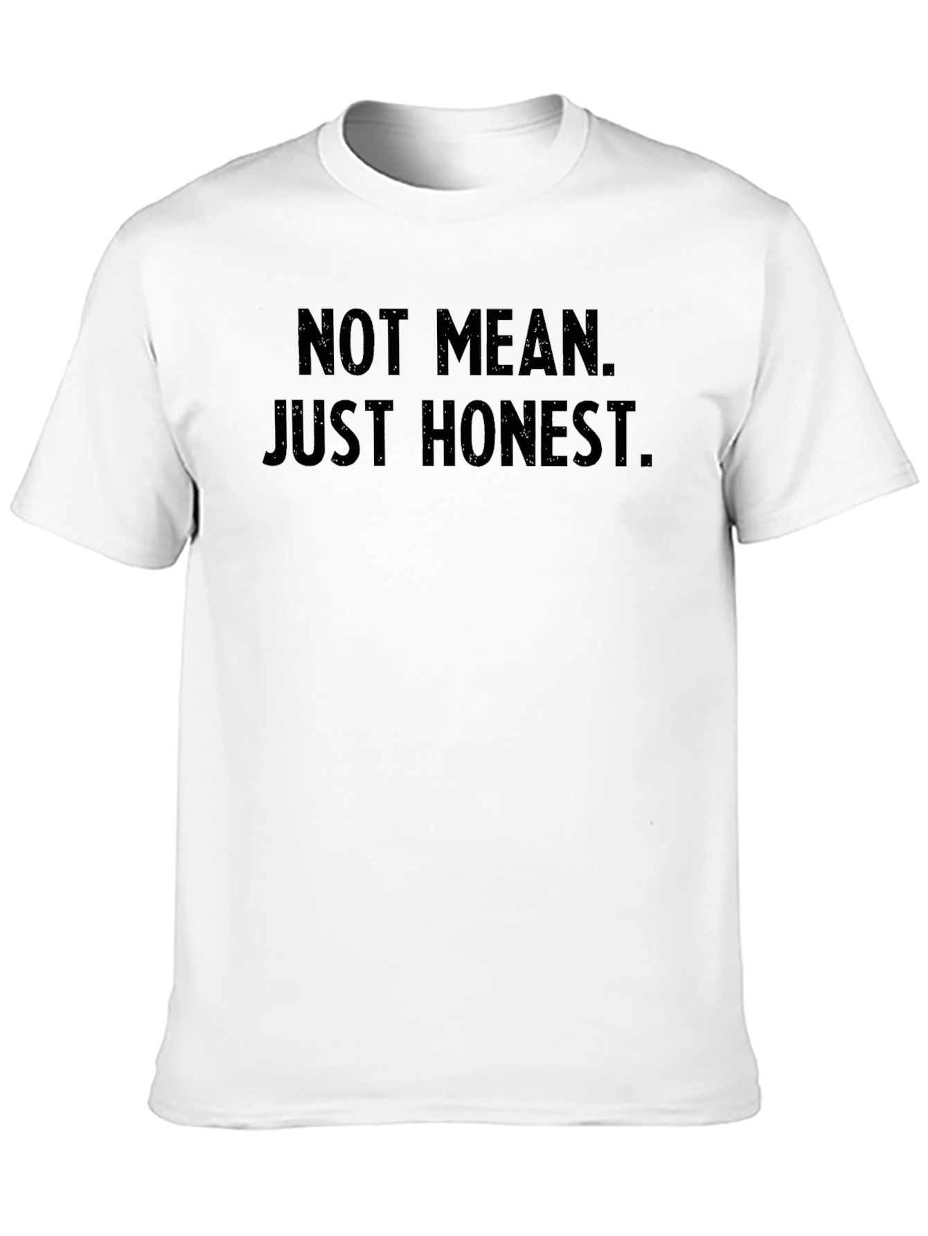 Honest Statement T-Shirt - Classic Black Tee