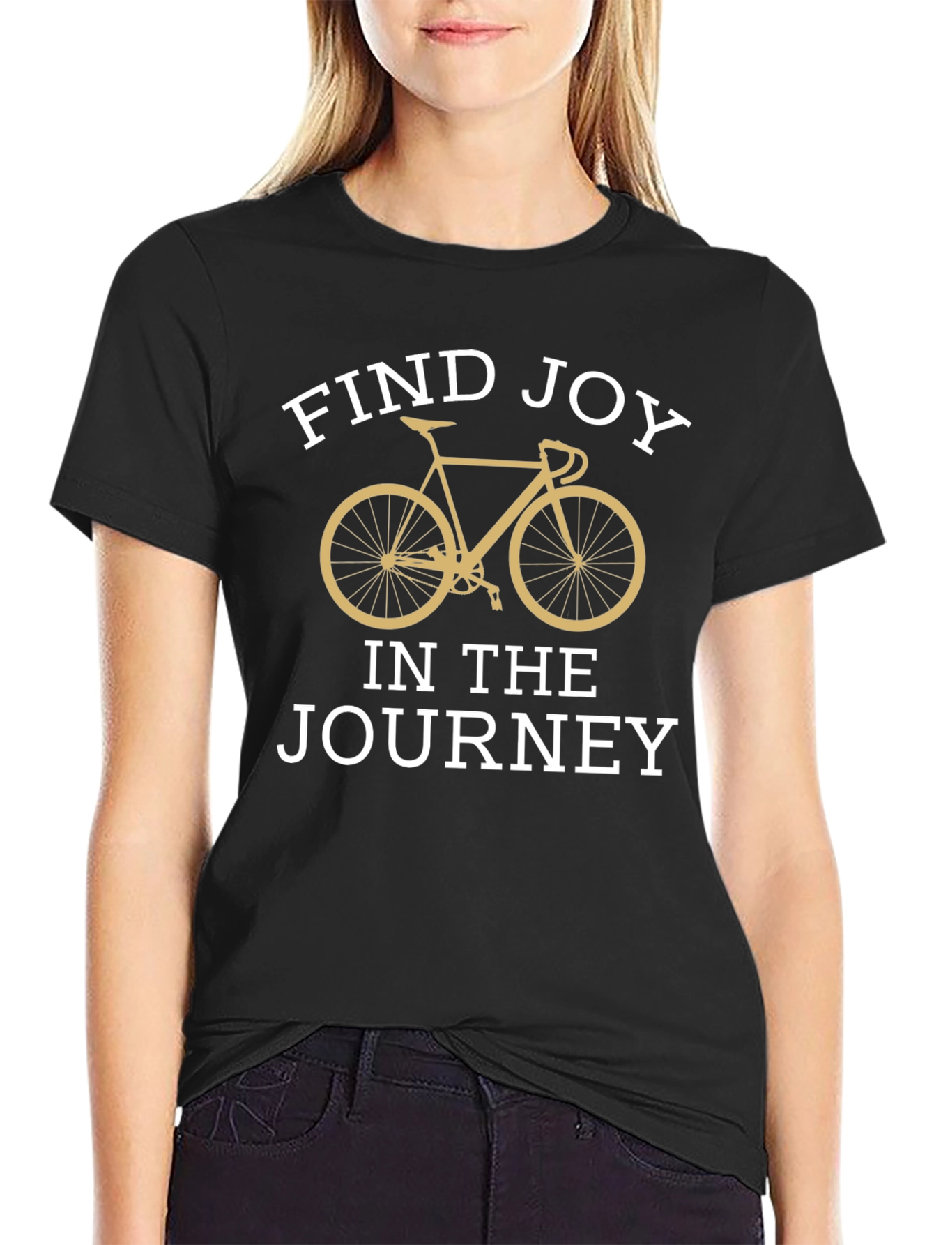Find Joy Cycling T-Shirt - Inspirational Ride