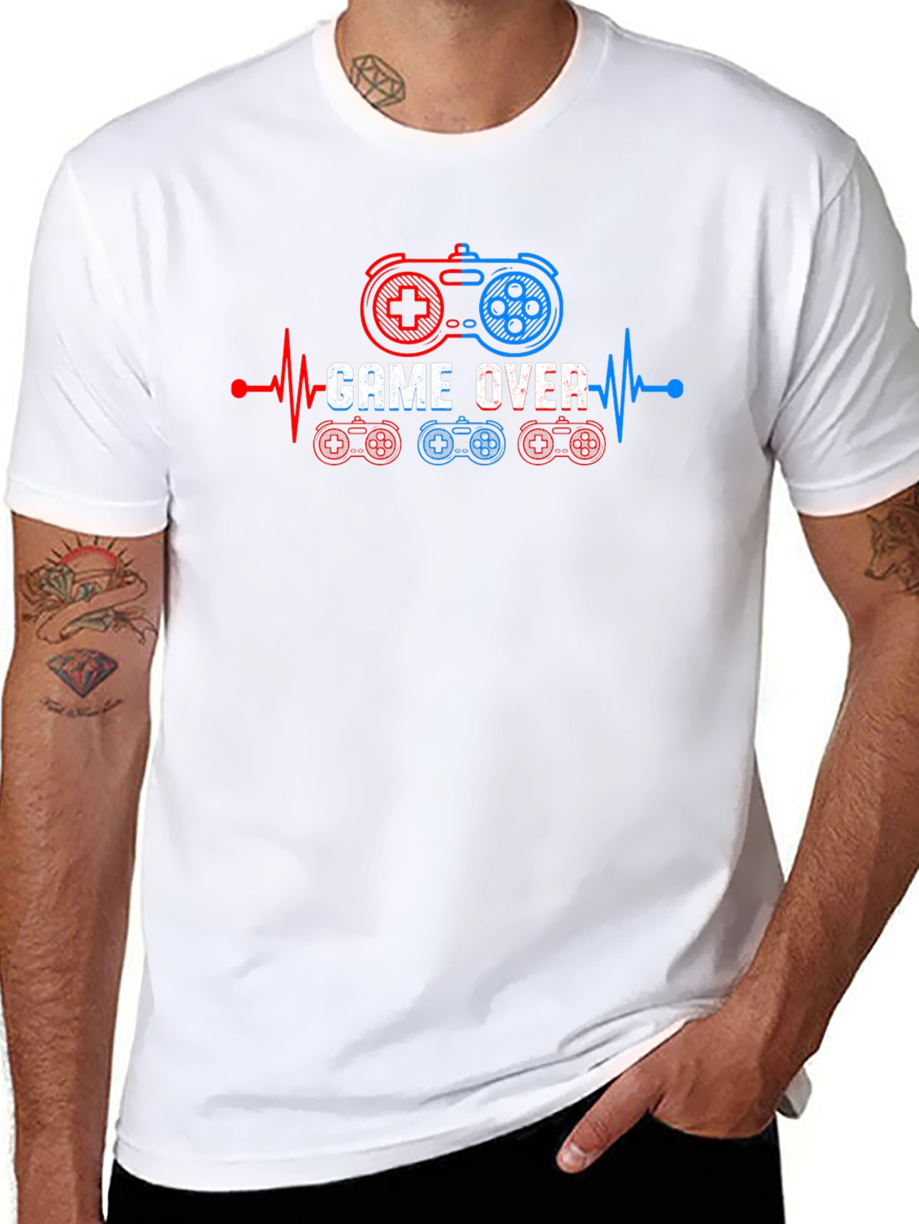 Game Over Controller T-Shirt - Gamer Fashion
