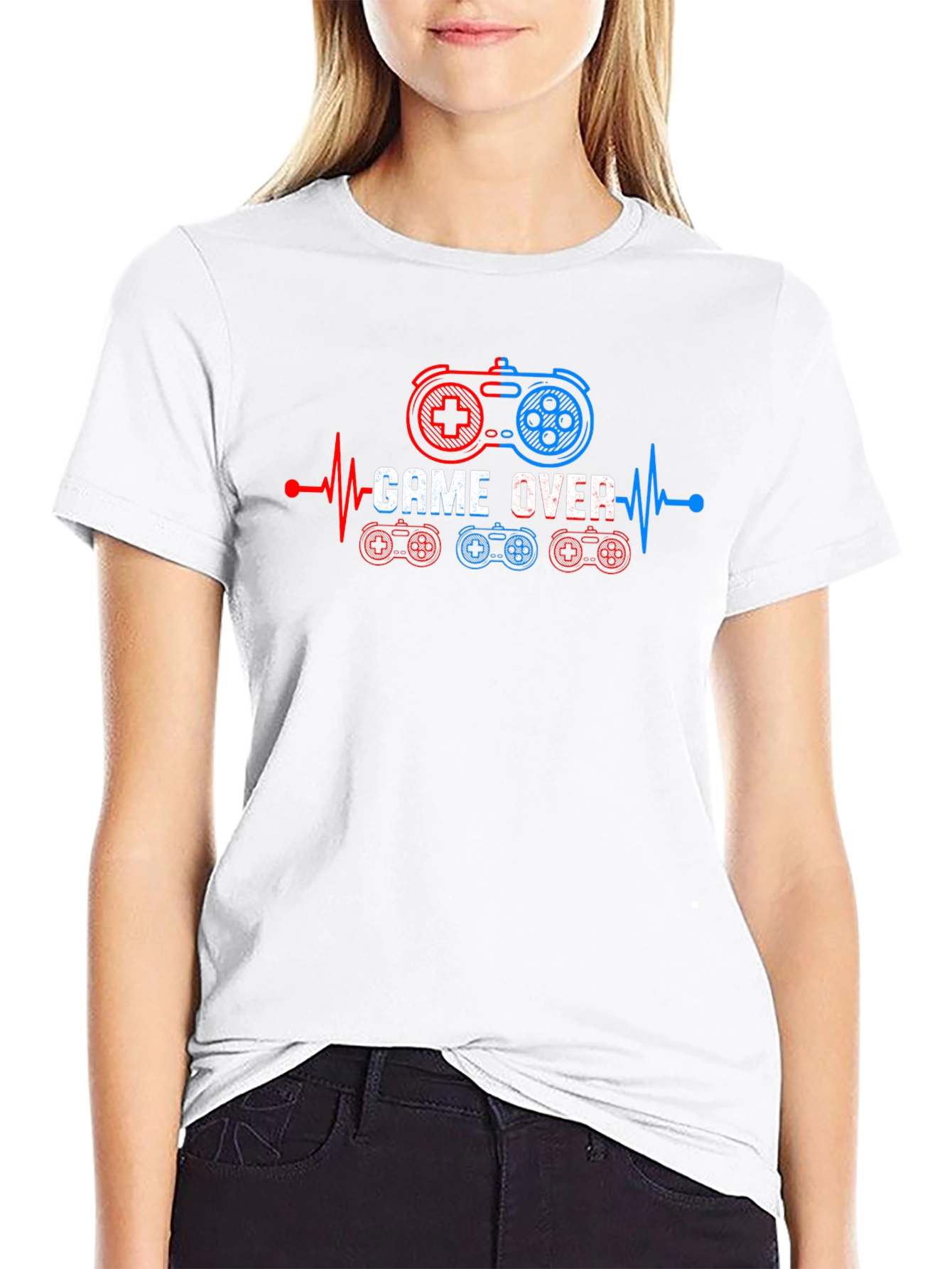 Game Over Controller T-Shirt - Gamer Fashion