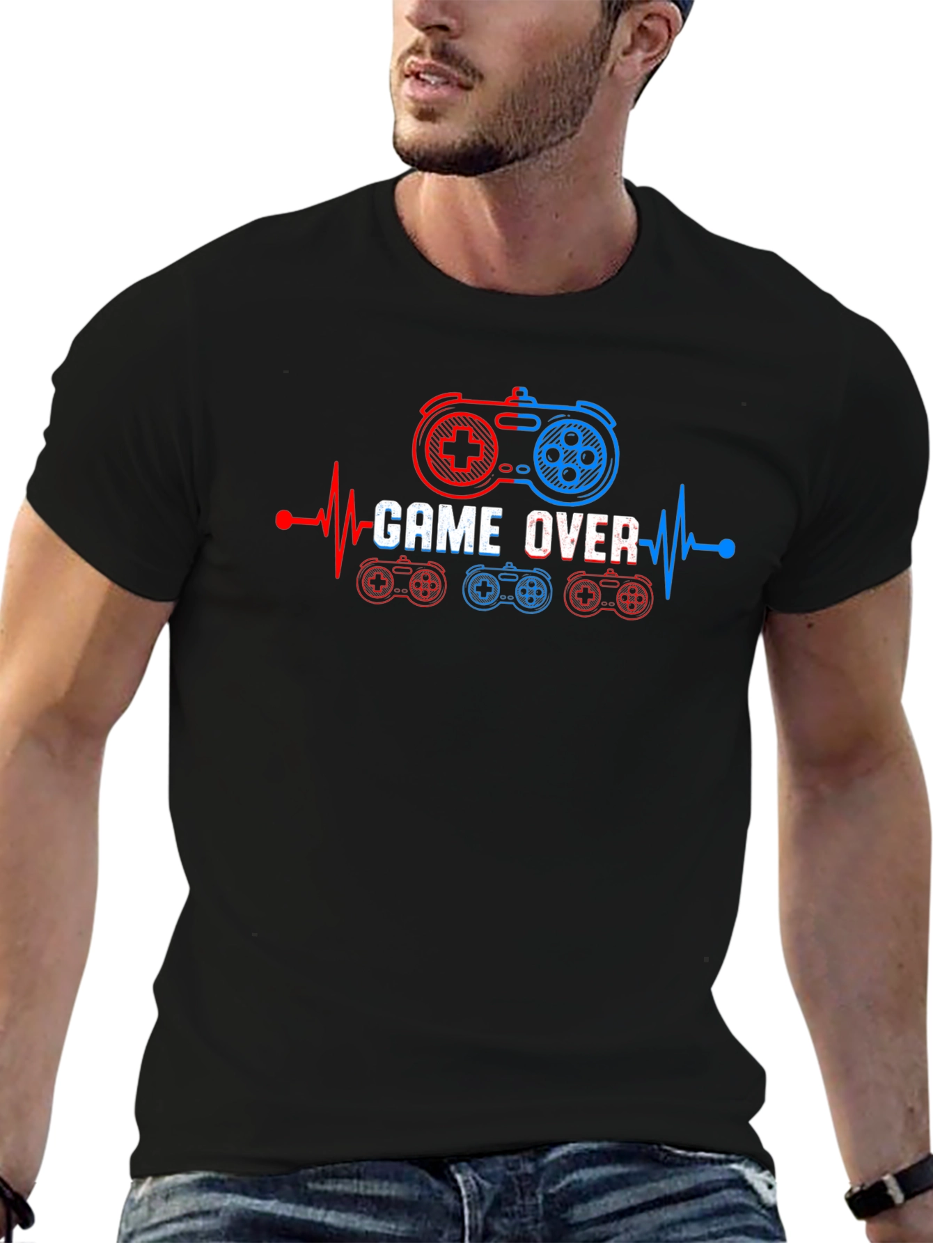 Game Over Controller T-Shirt - Gamer Fashion