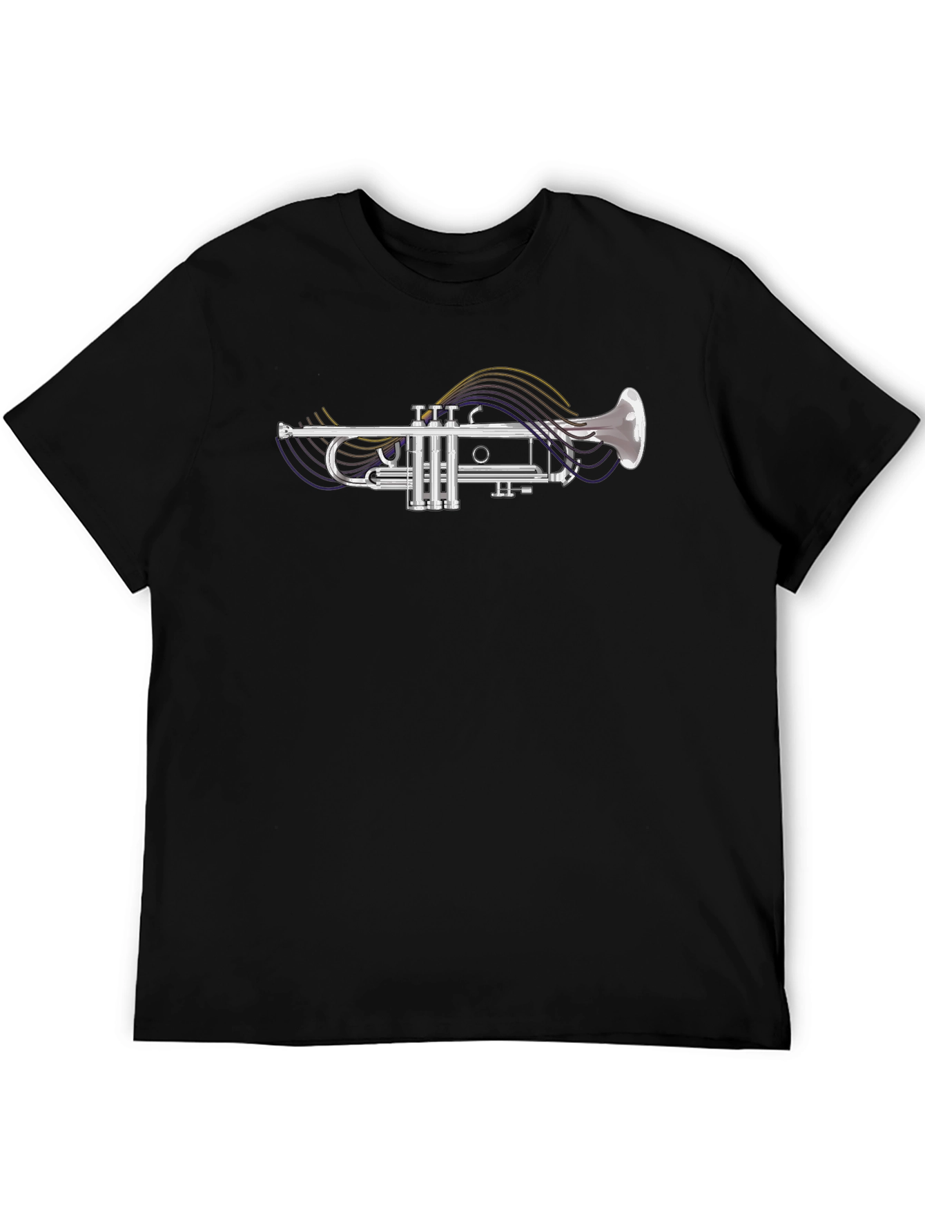 Trumpet Graphic Black T-Shirt