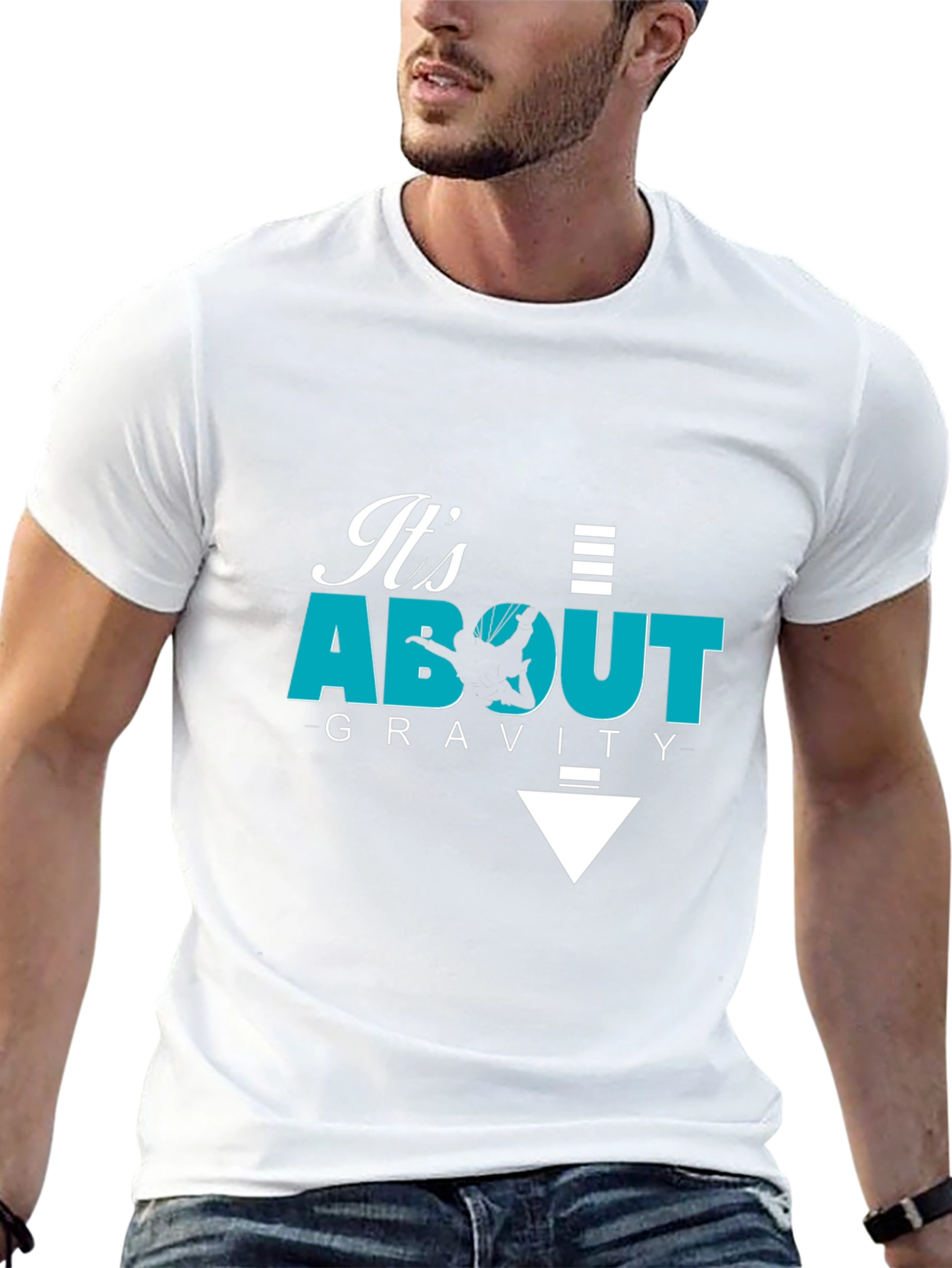 Its About Gravity - Black Graphic Tee