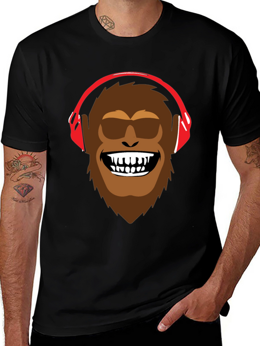 Bigfoot DJ Graphic Tee - Cool & Fun