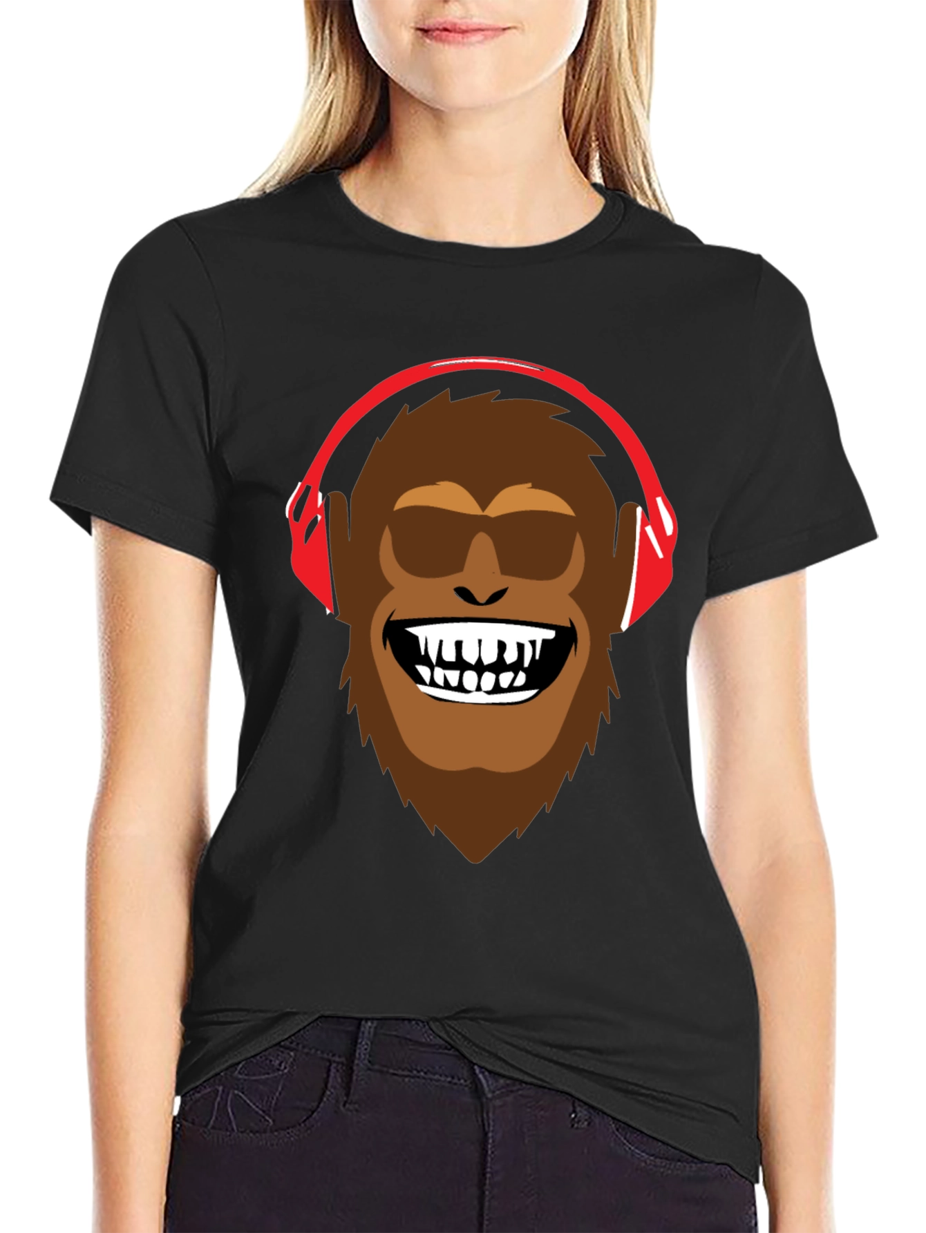 Bigfoot DJ Graphic Tee - Cool & Fun