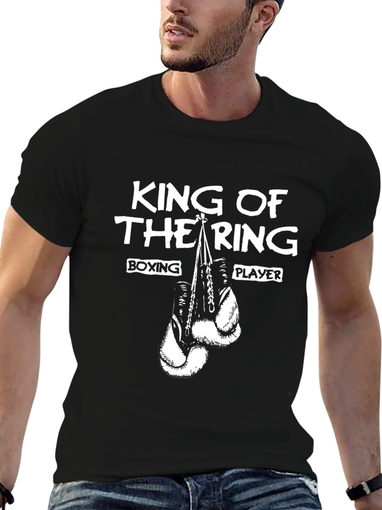 King of The Ring Boxing Player Graphic T-Shirt