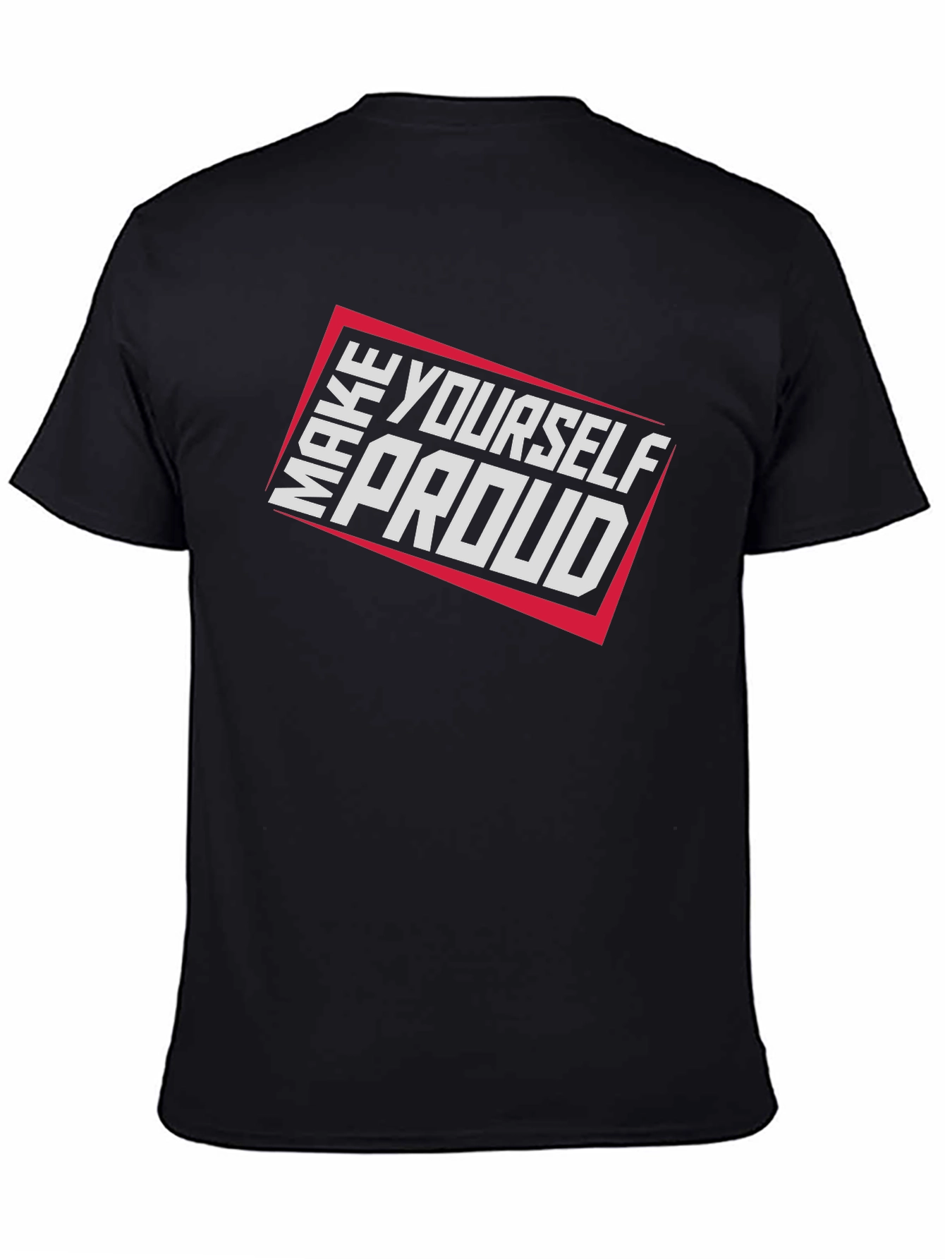 Make Yourself Proud Black Graphic Tee