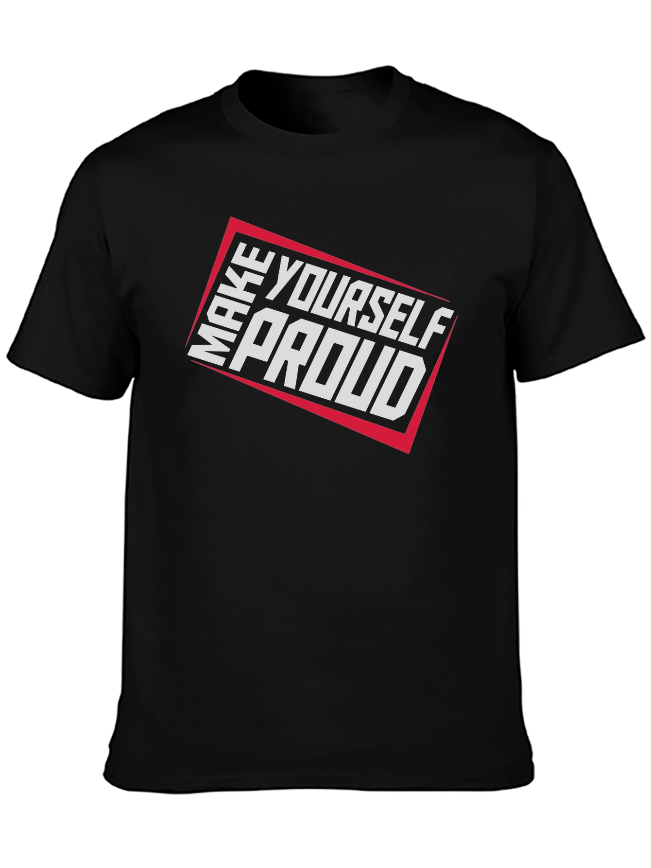 Make Yourself Proud Black Graphic Tee