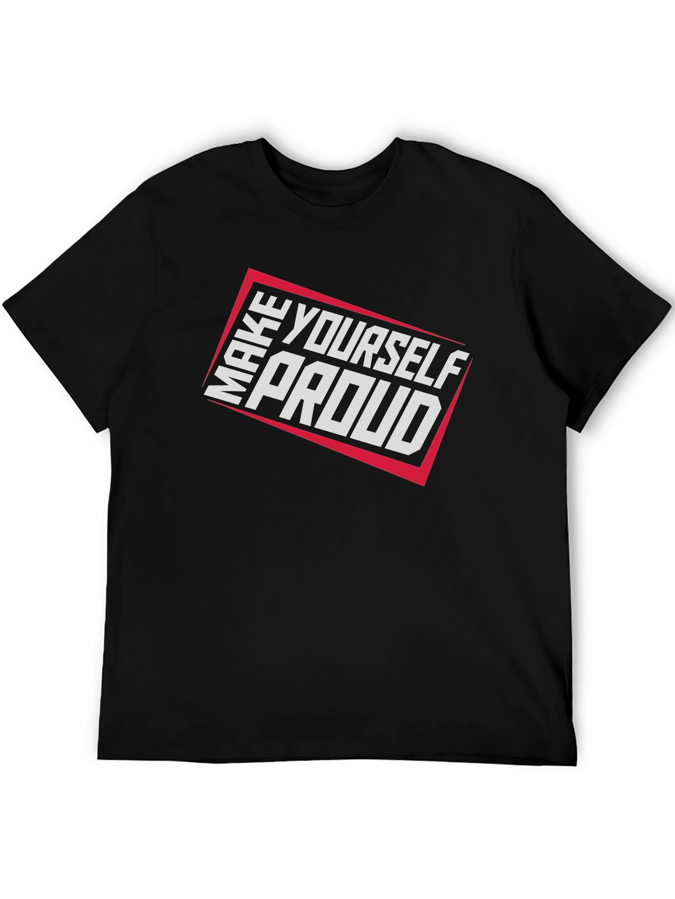 Make Yourself Proud Black Graphic Tee