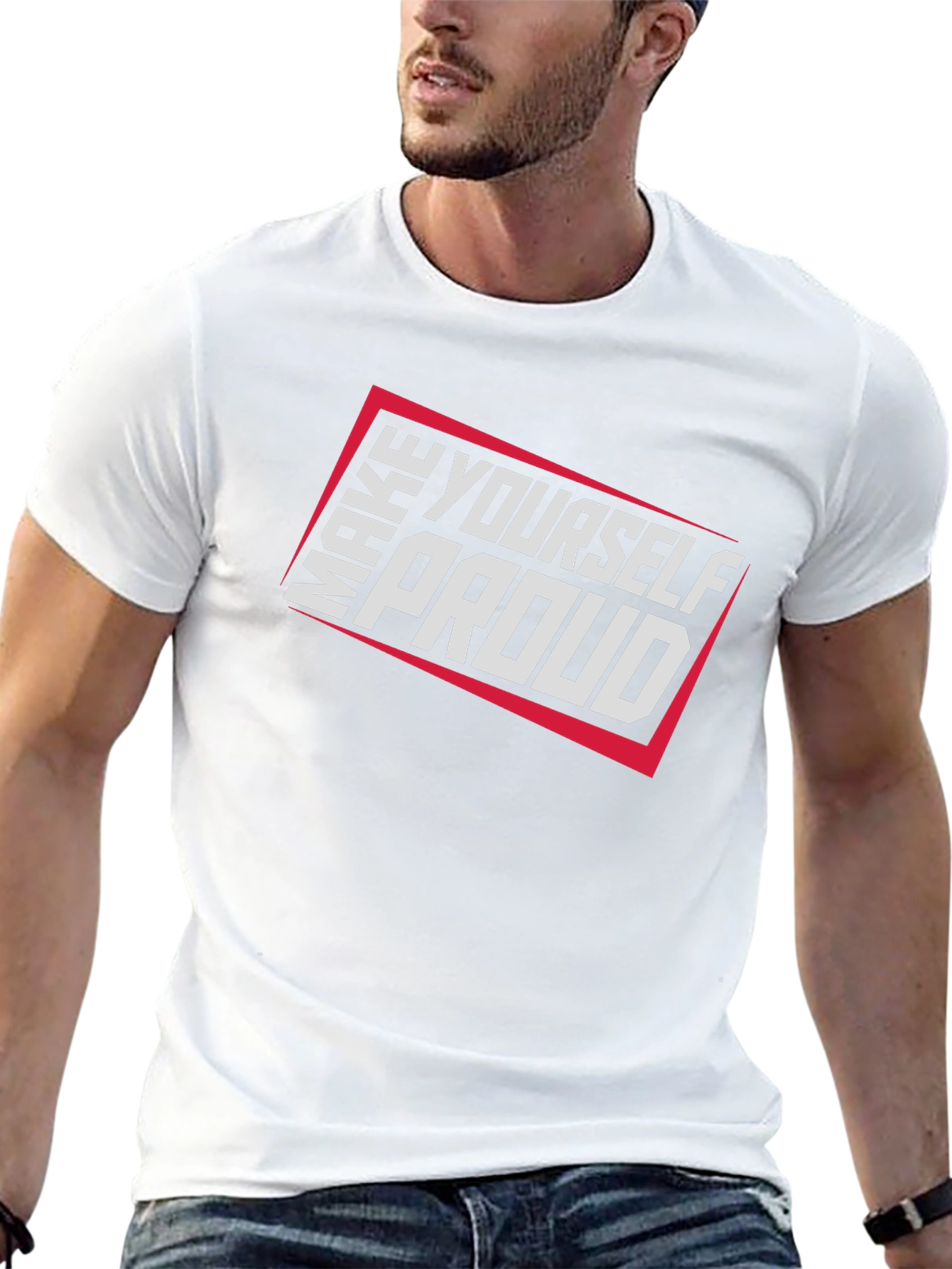 Make Yourself Proud Black Graphic Tee