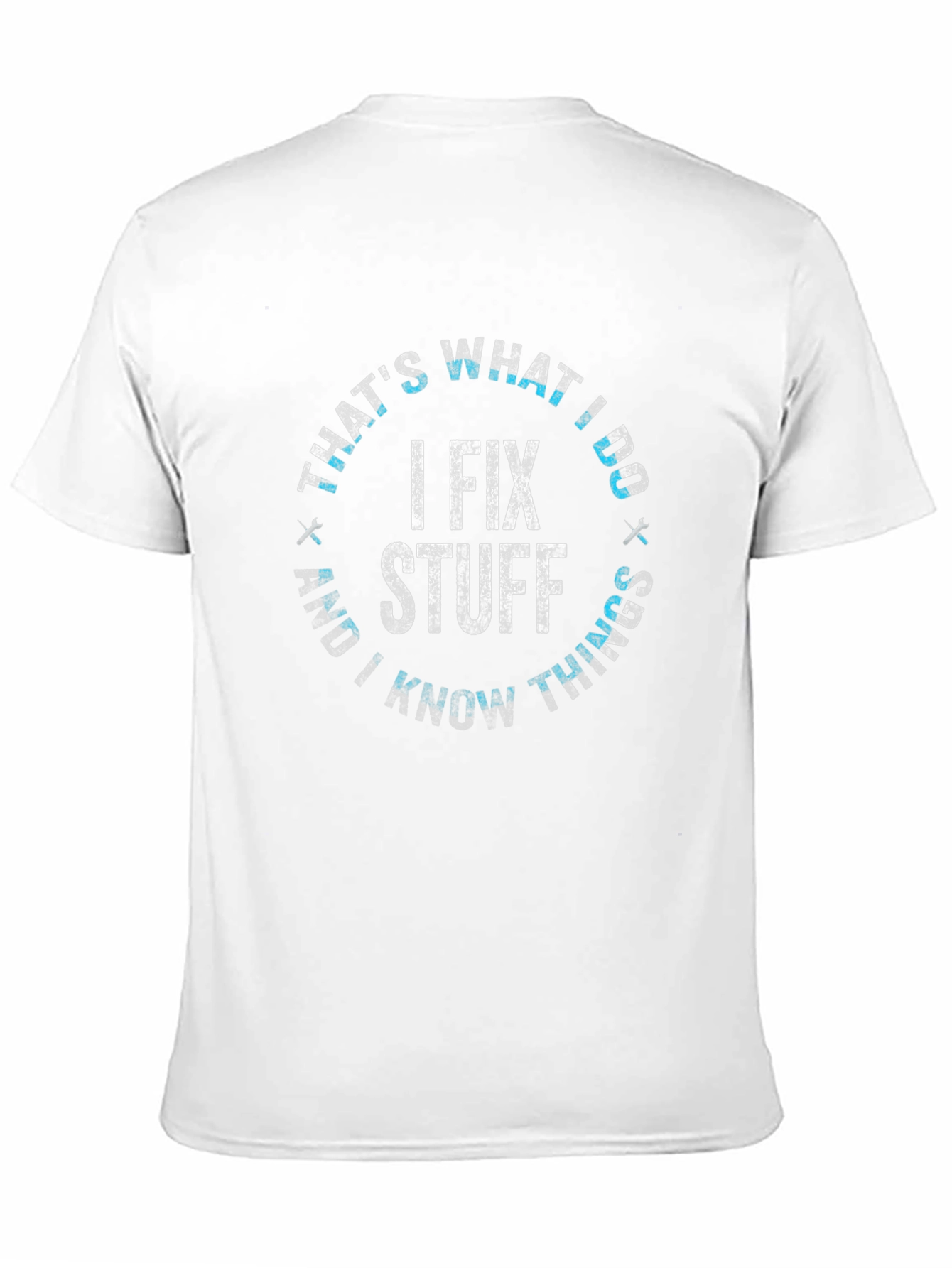 I Fix Stuff Black Graphic Tee