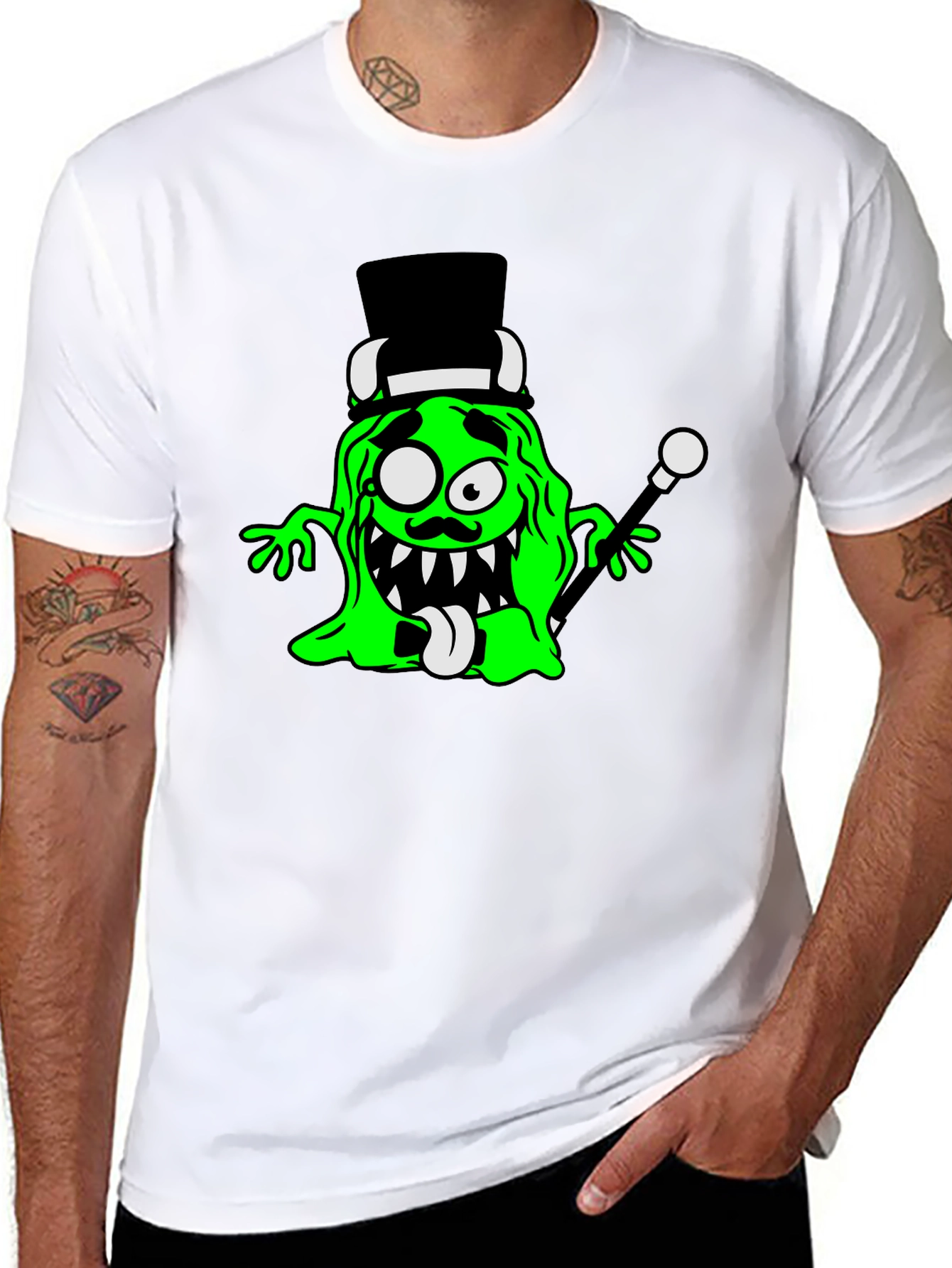 Green Monster Graphic T-Shirt