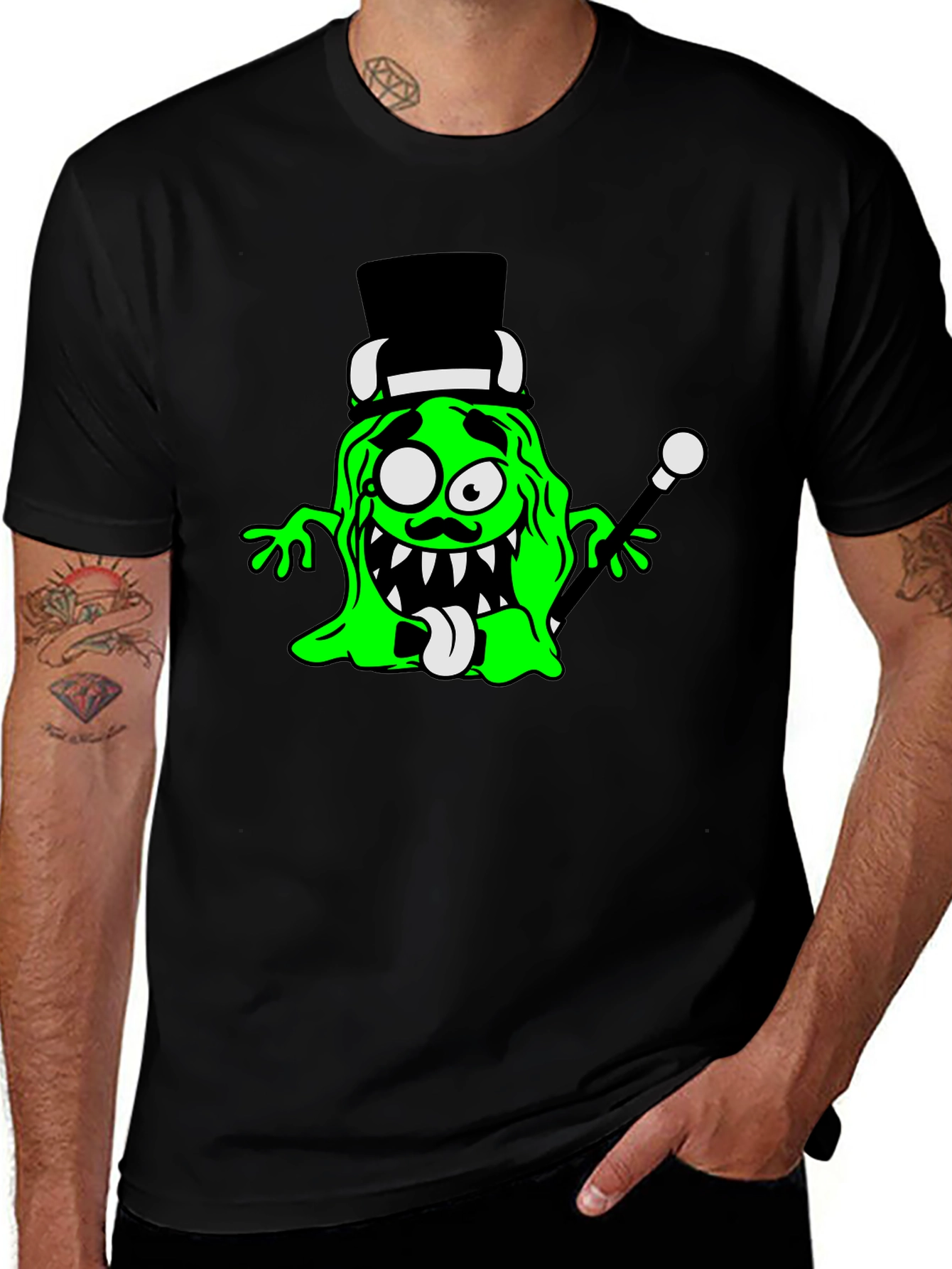Green Monster Graphic T-Shirt