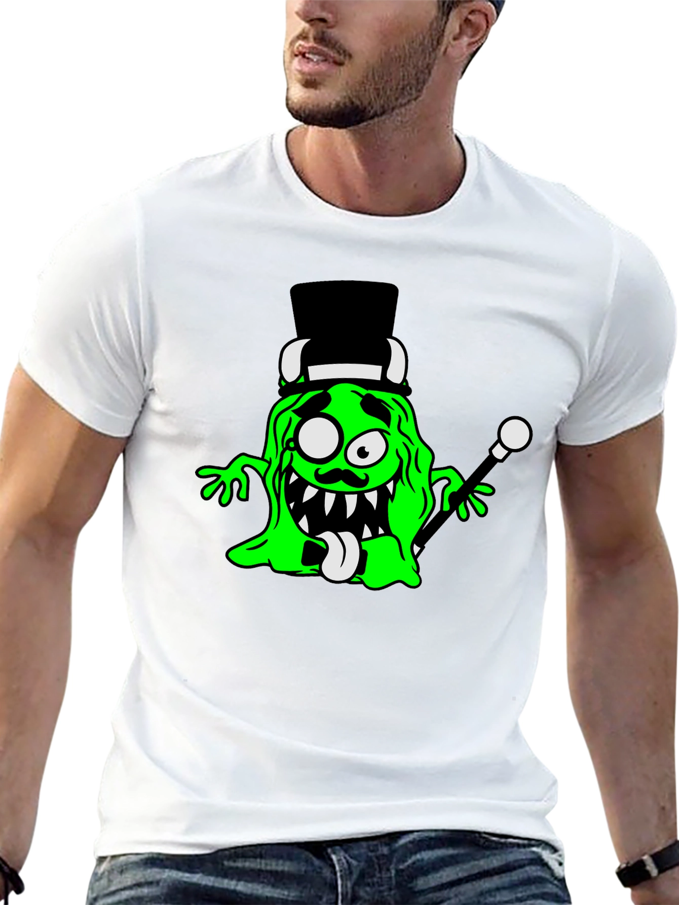 Green Monster Graphic T-Shirt