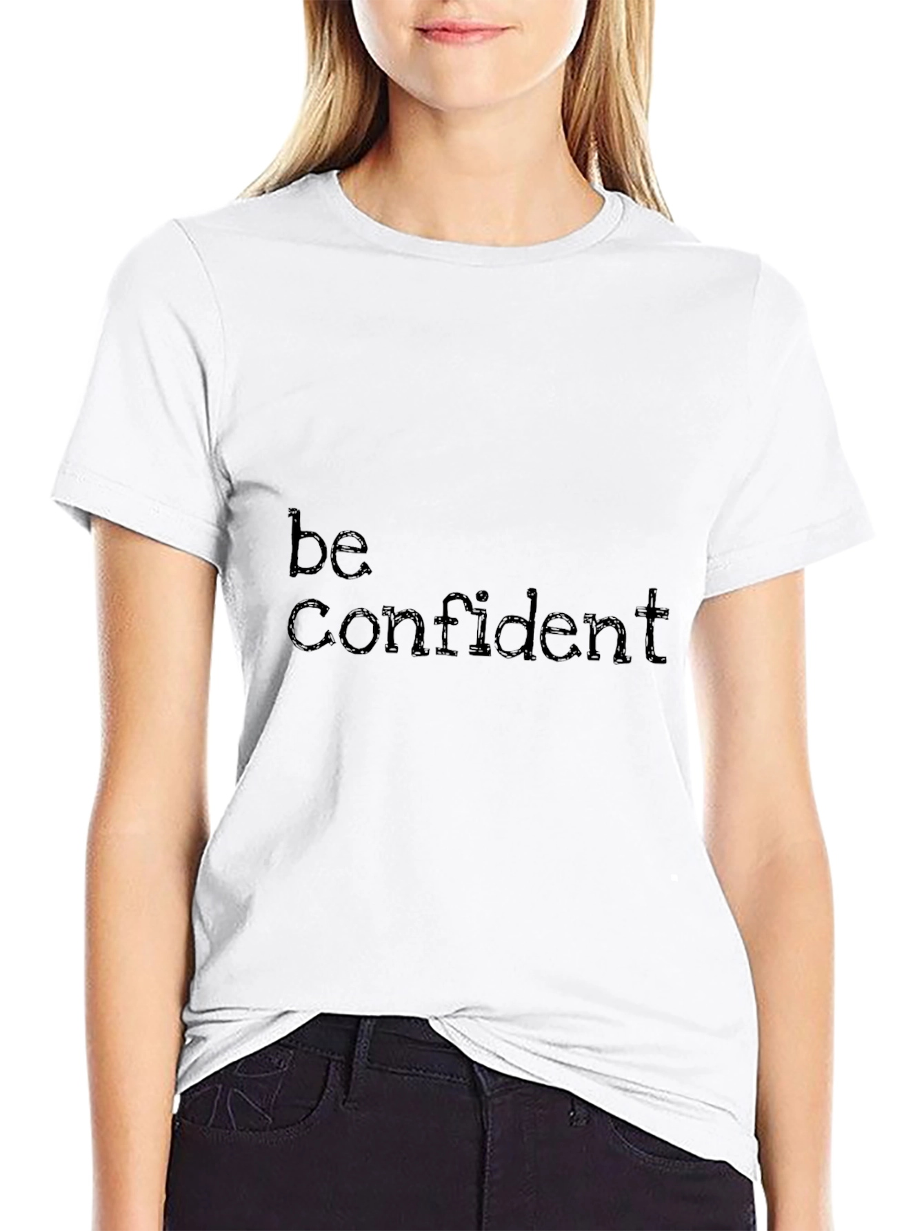 Be Confident Black T-Shirt