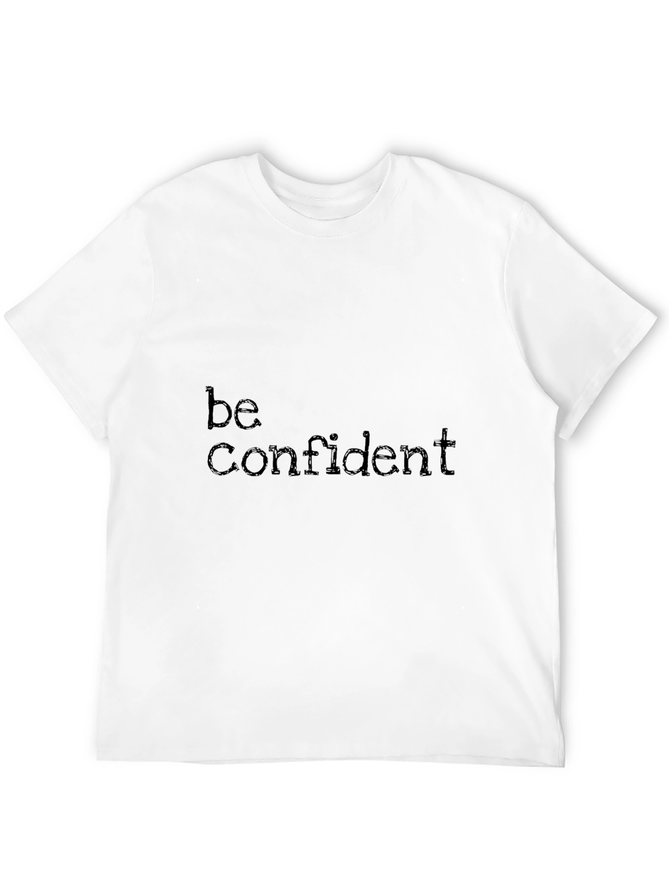 Be Confident Black T-Shirt