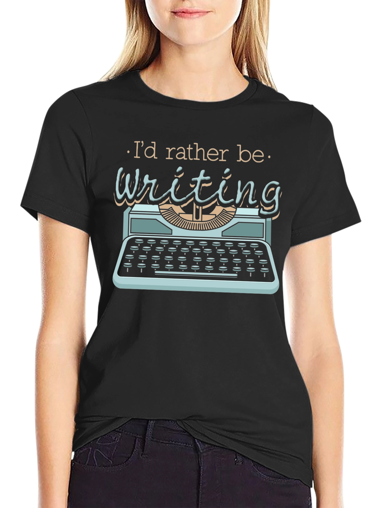 Id Rather Be Writing Graphic Tee