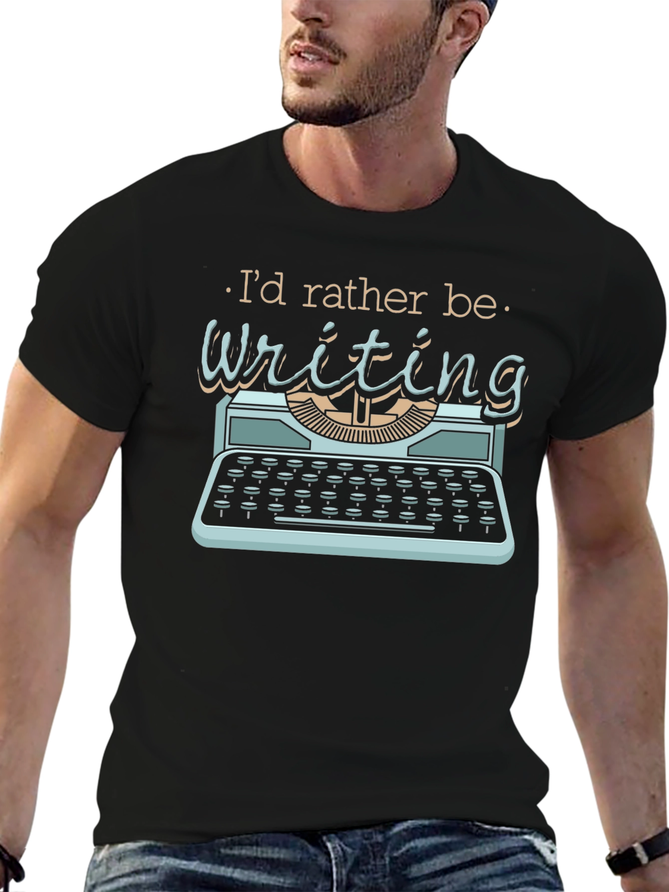 Id Rather Be Writing Graphic Tee