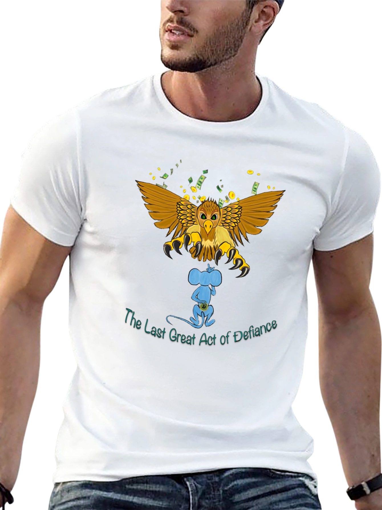 Defiant Mouse Graphic T-Shirt