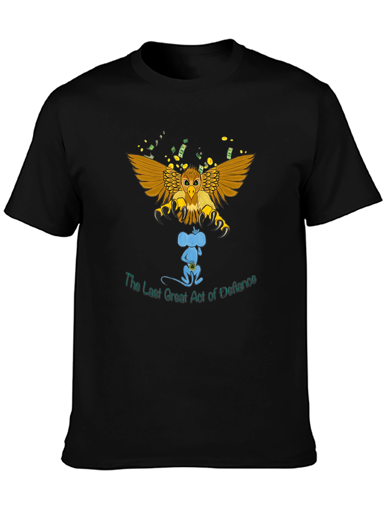 Defiant Mouse Graphic T-Shirt