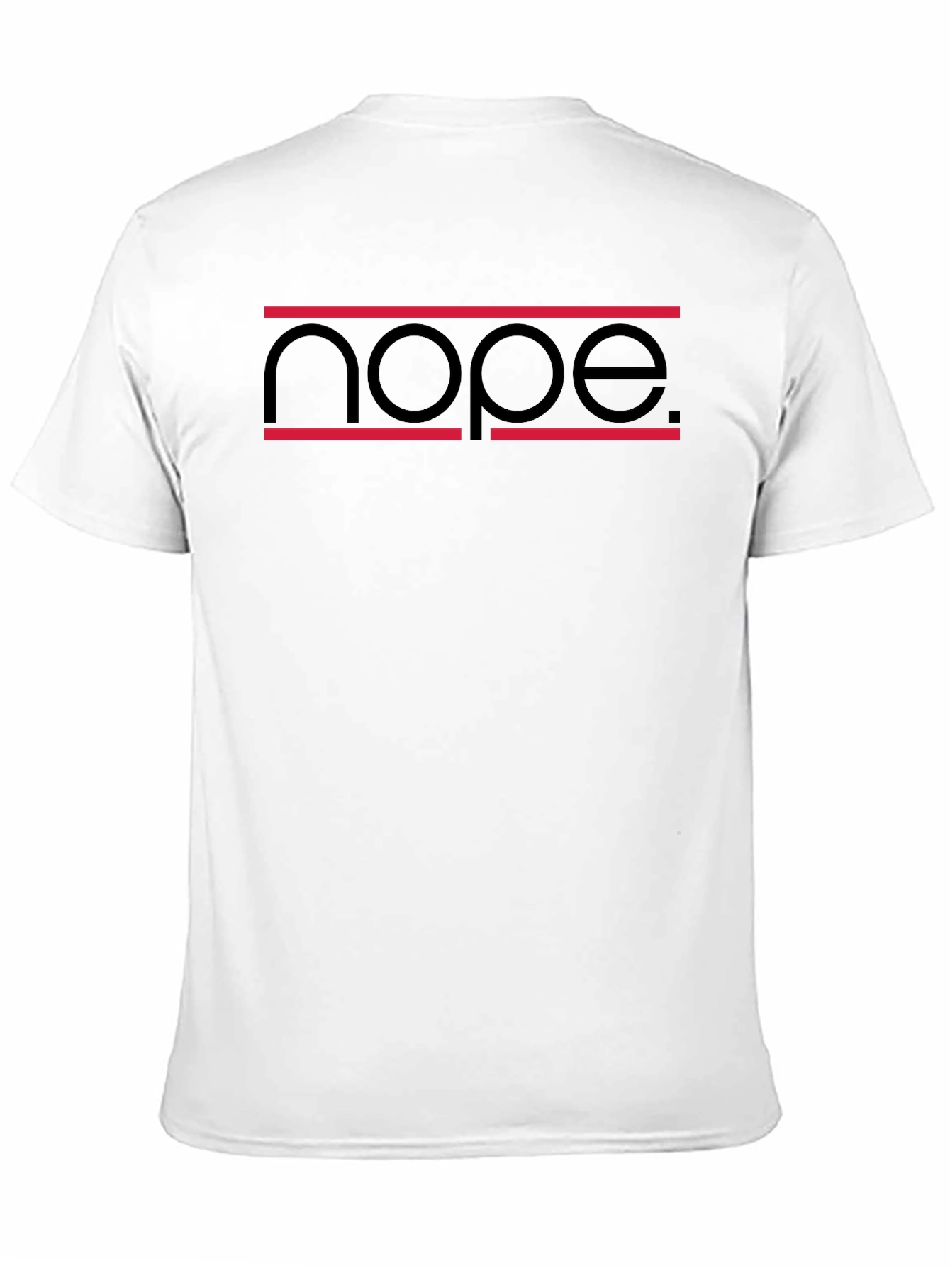 Nope Graphic Tee - Modern Casual T-Shirt