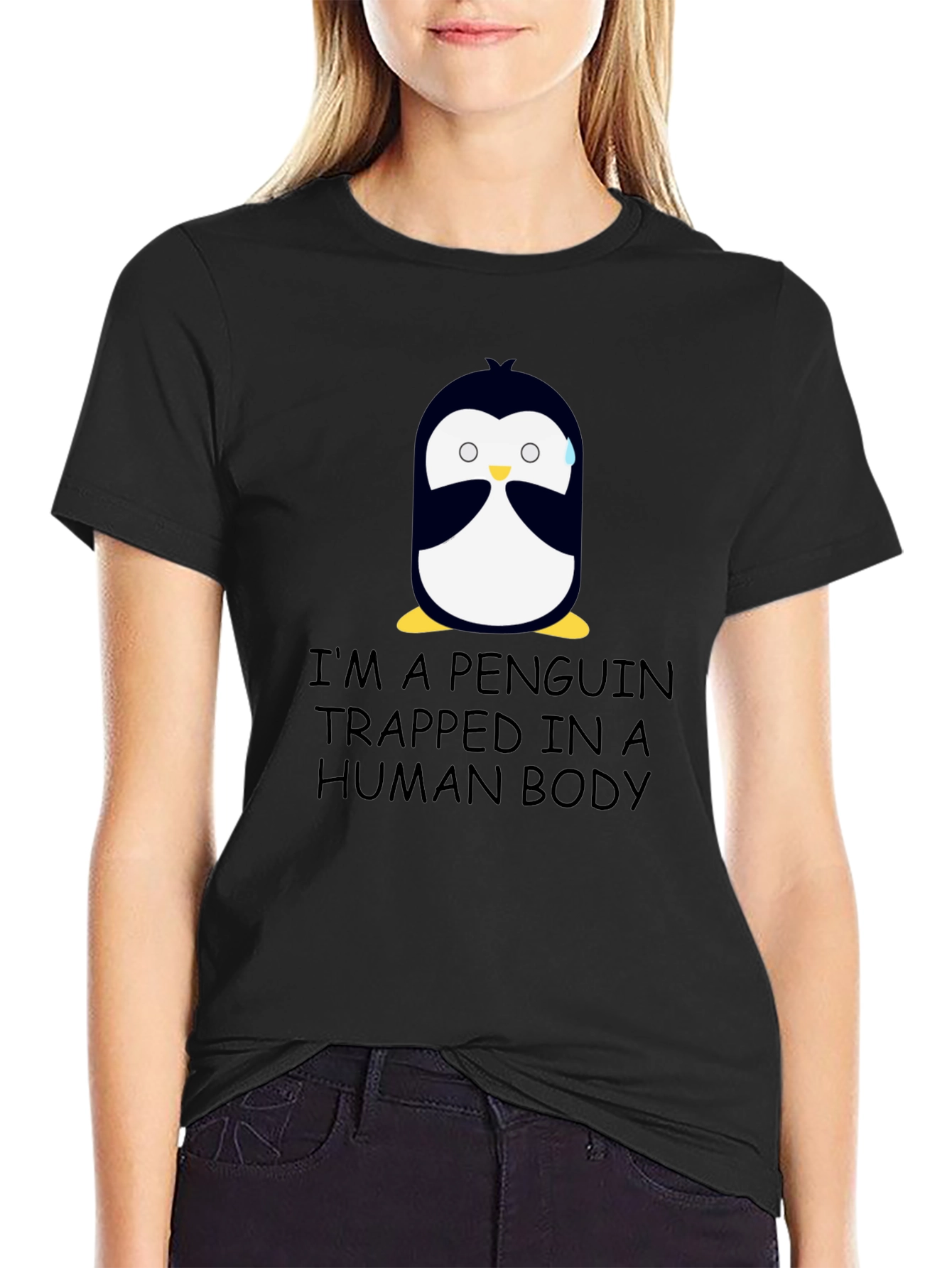 Penguin Trapped in Human Body T-Shirt