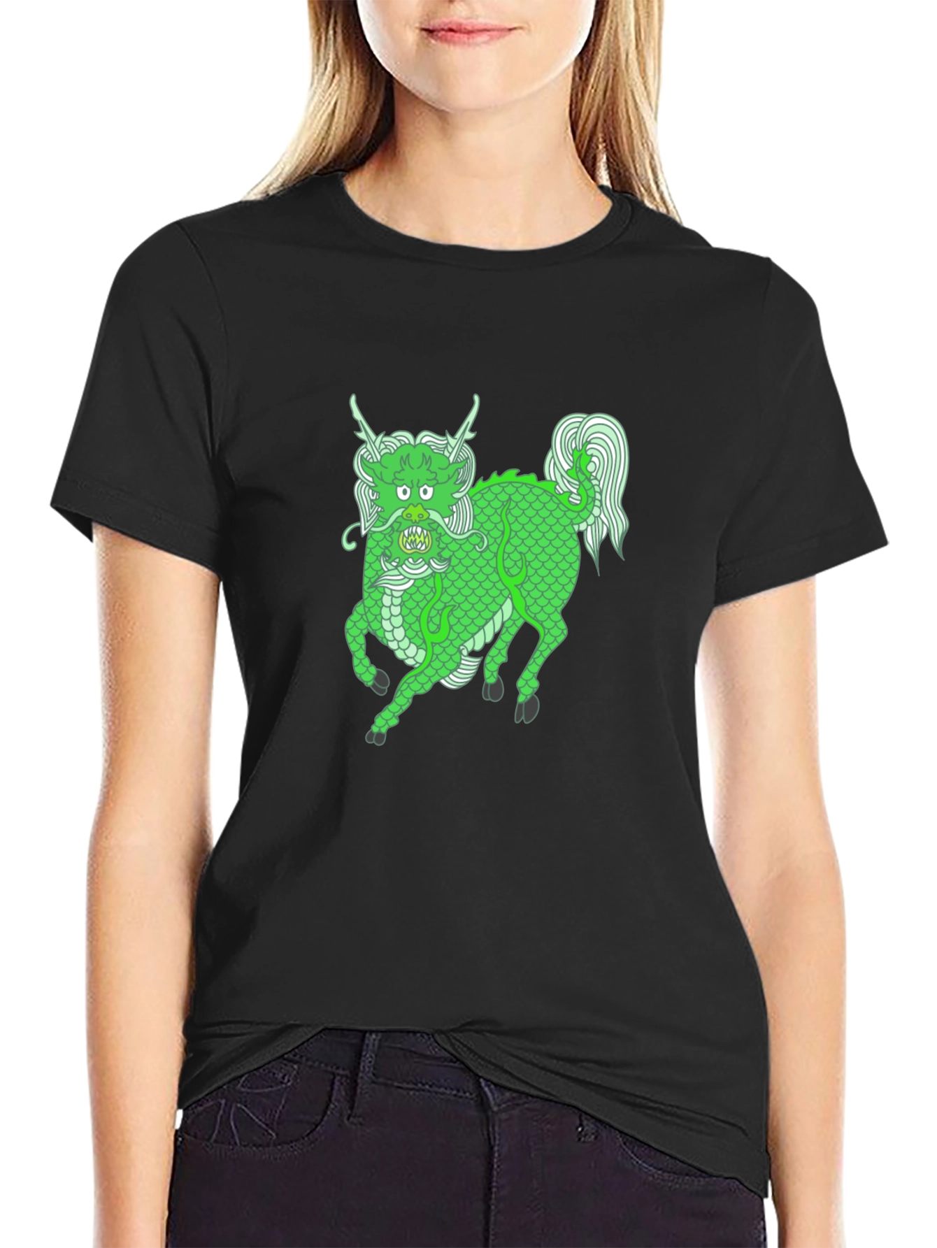 Green Dragon Graphic Tee - Stylish & Unique!