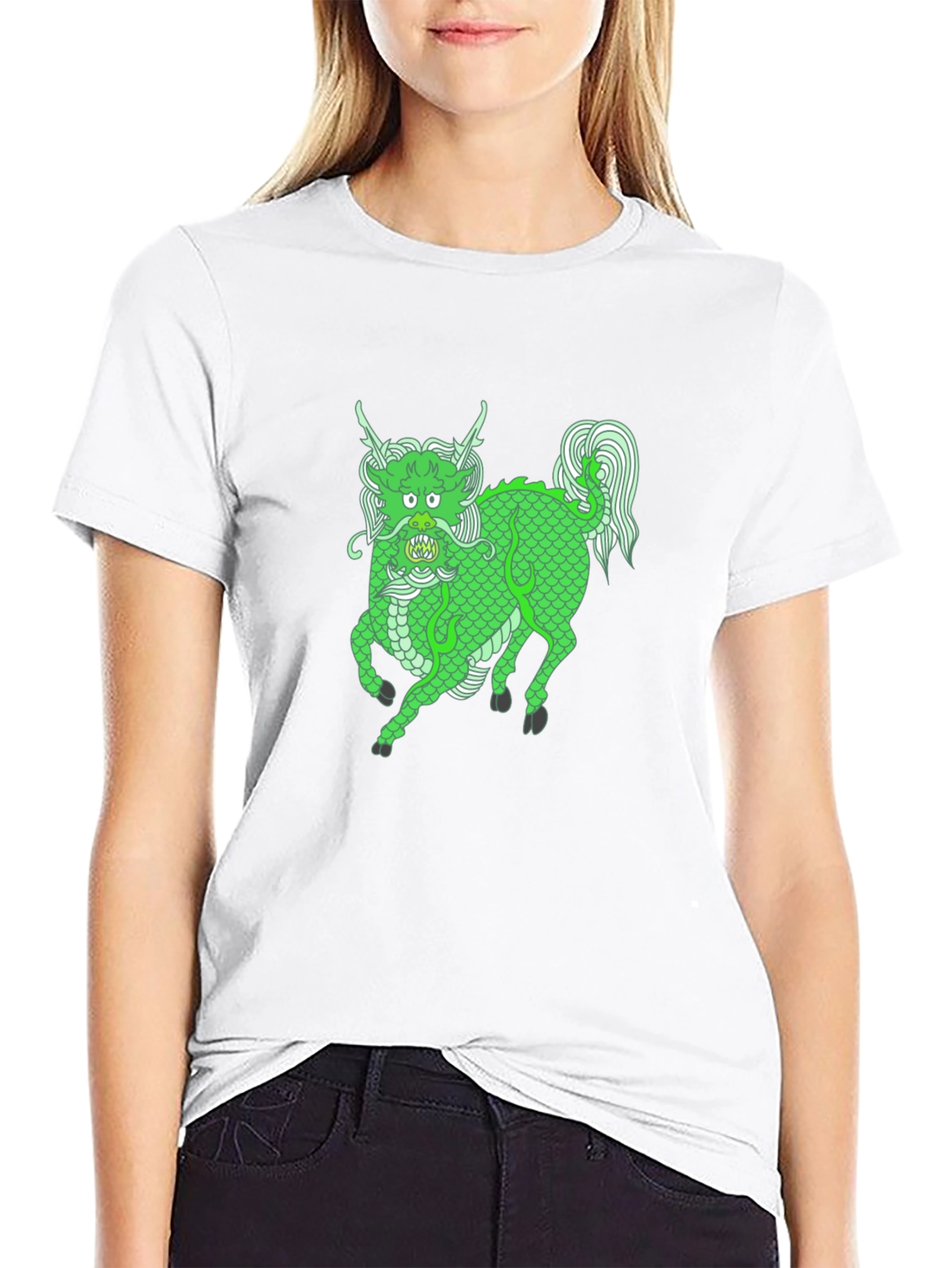 Green Dragon Graphic Tee - Stylish & Unique!