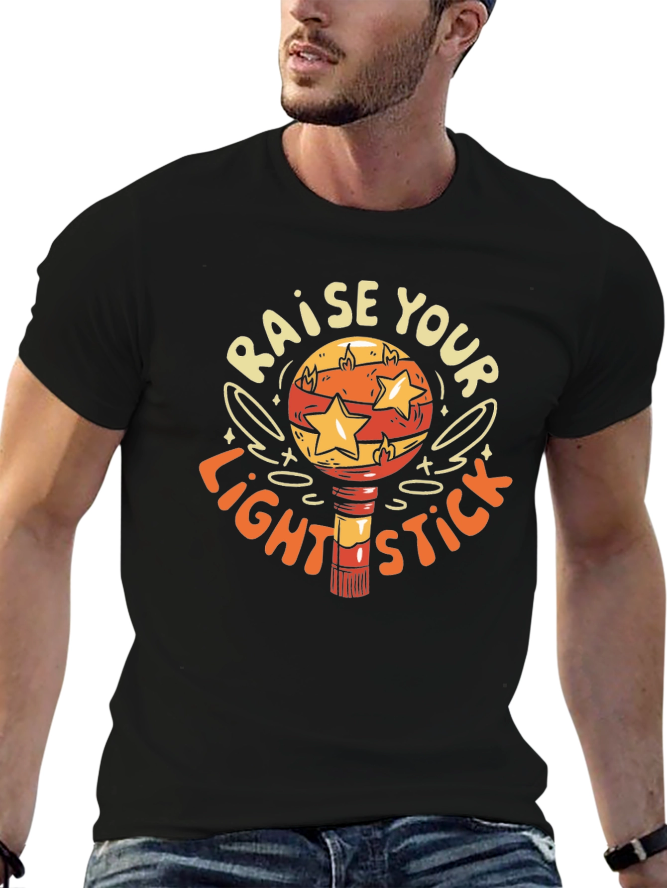 Raise Your Light Stick Graphic Tee