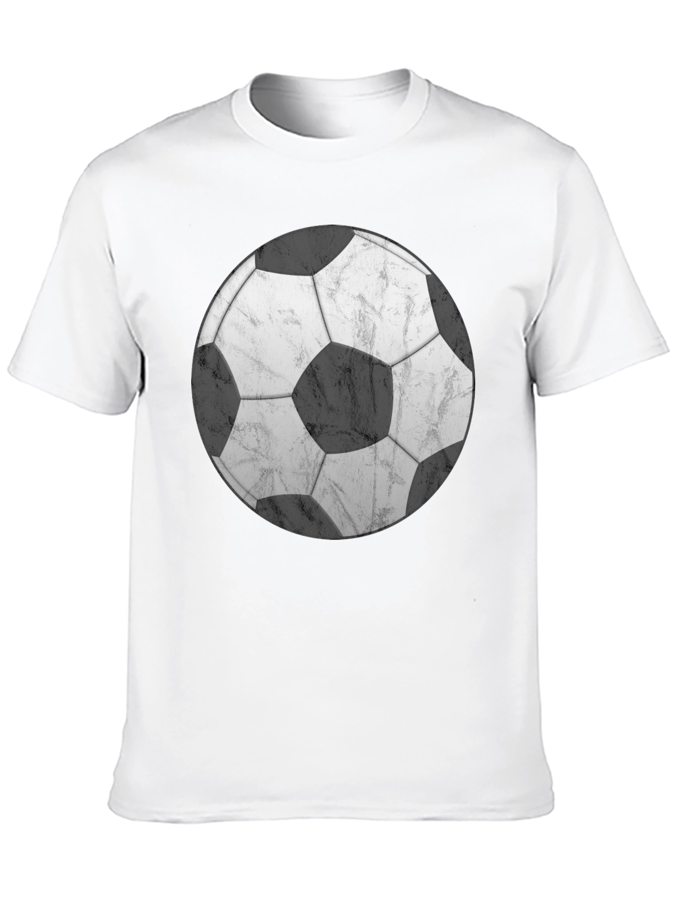 Soccer Ball Graphic T-Shirt - Classic Black Tee