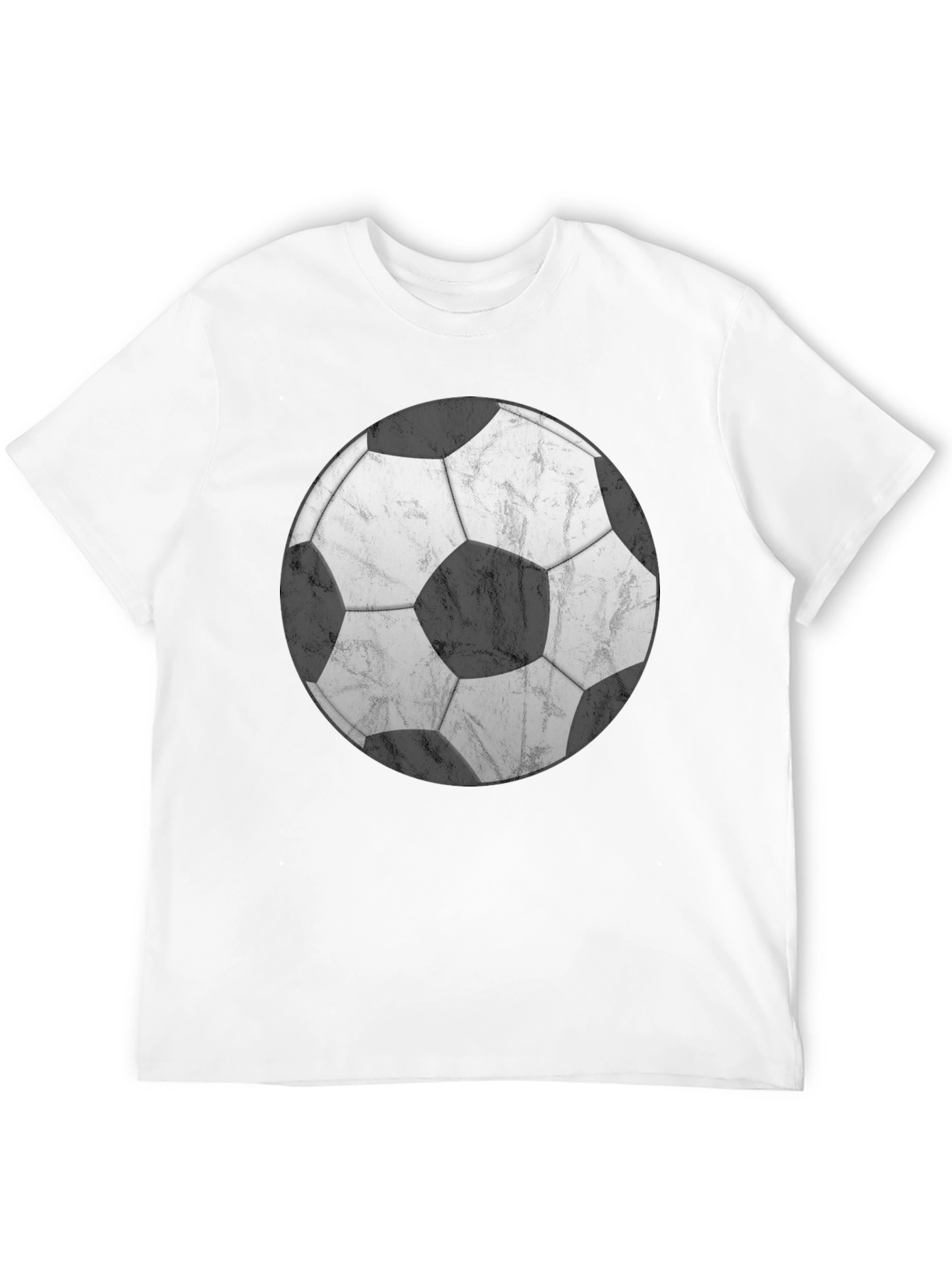 Soccer Ball Graphic T-Shirt - Classic Black Tee