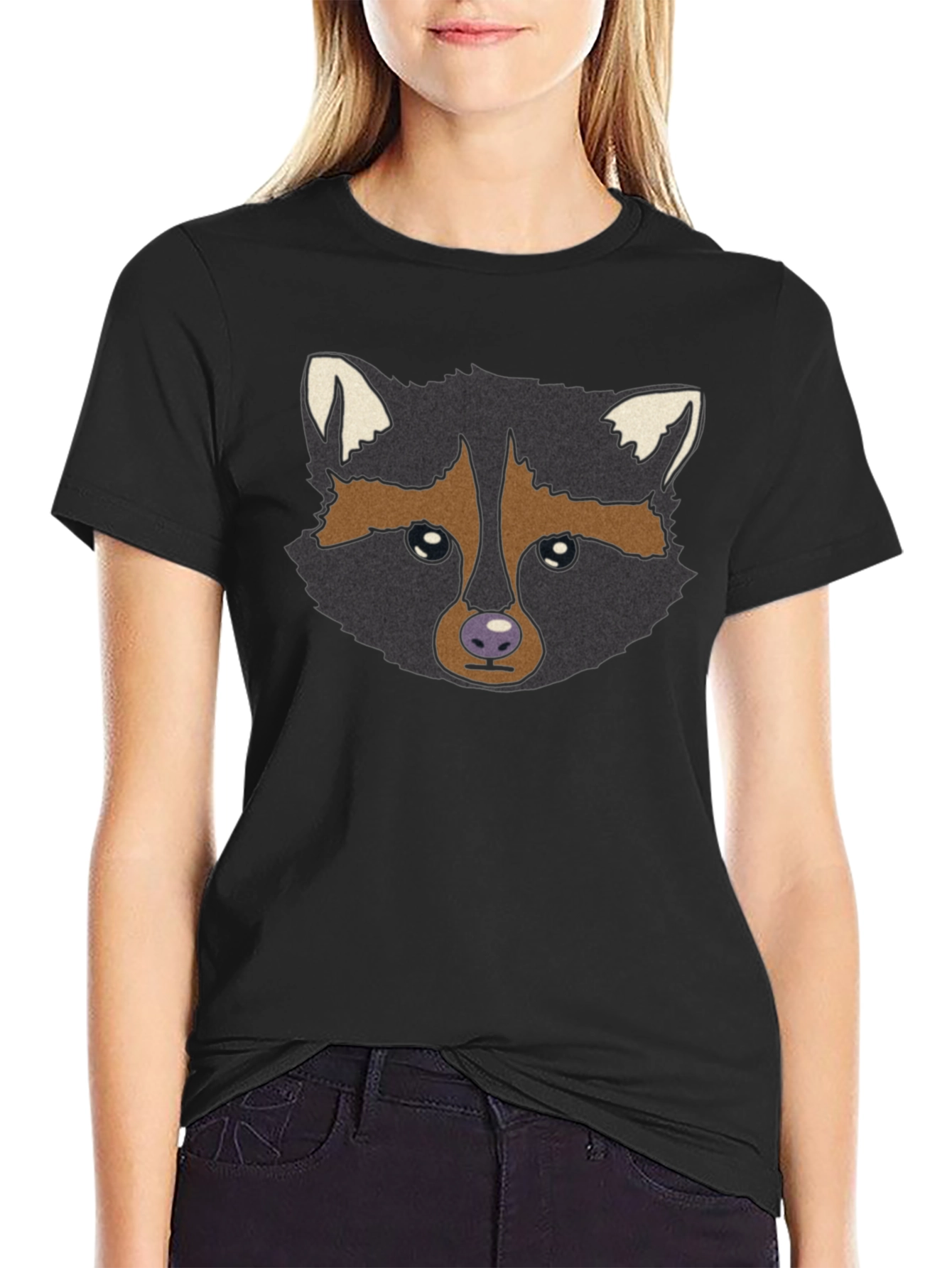 Raccoon Graphic T-Shirt - Cute Animal Tee