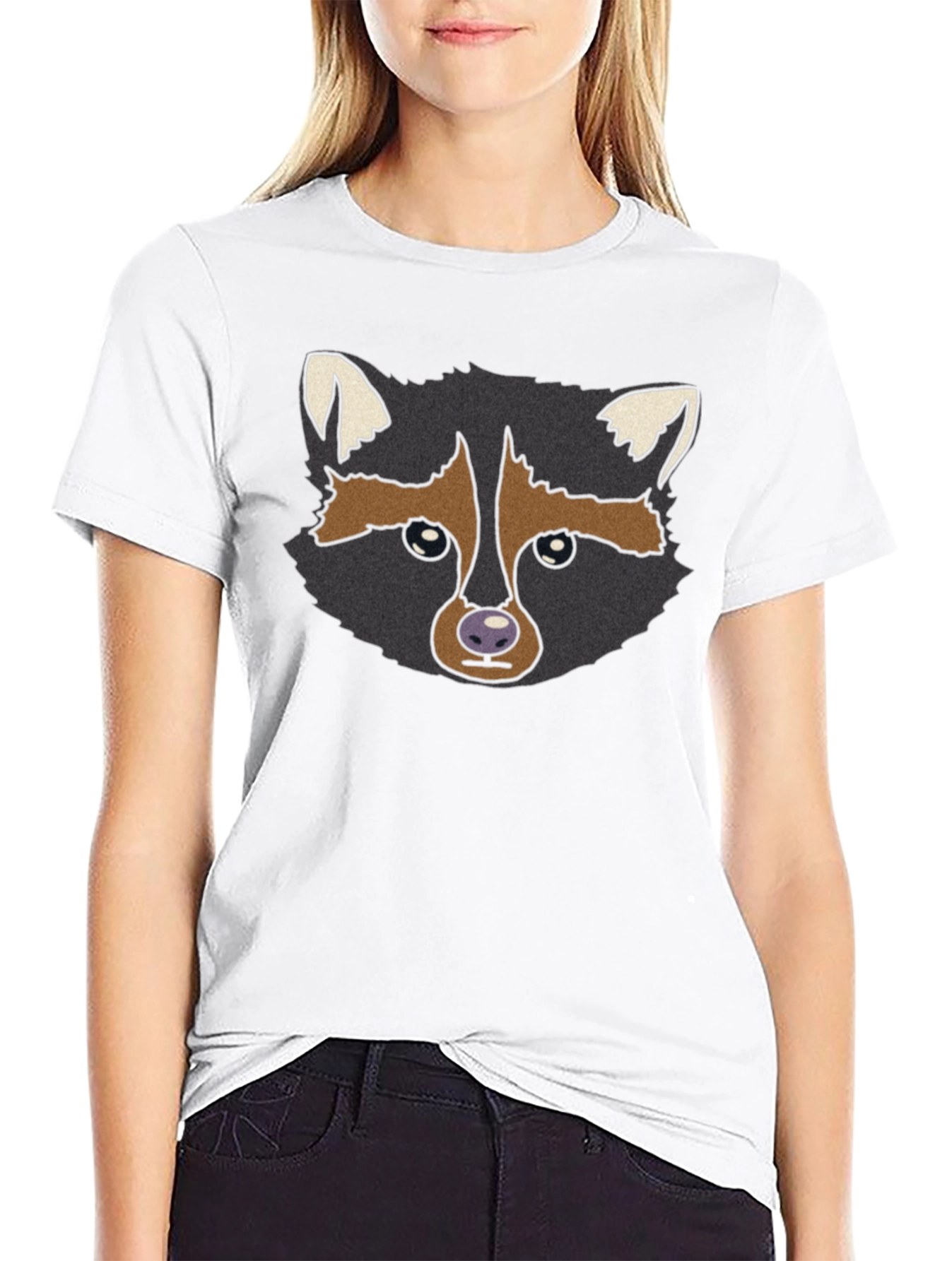 Raccoon Graphic T-Shirt - Cute Animal Tee