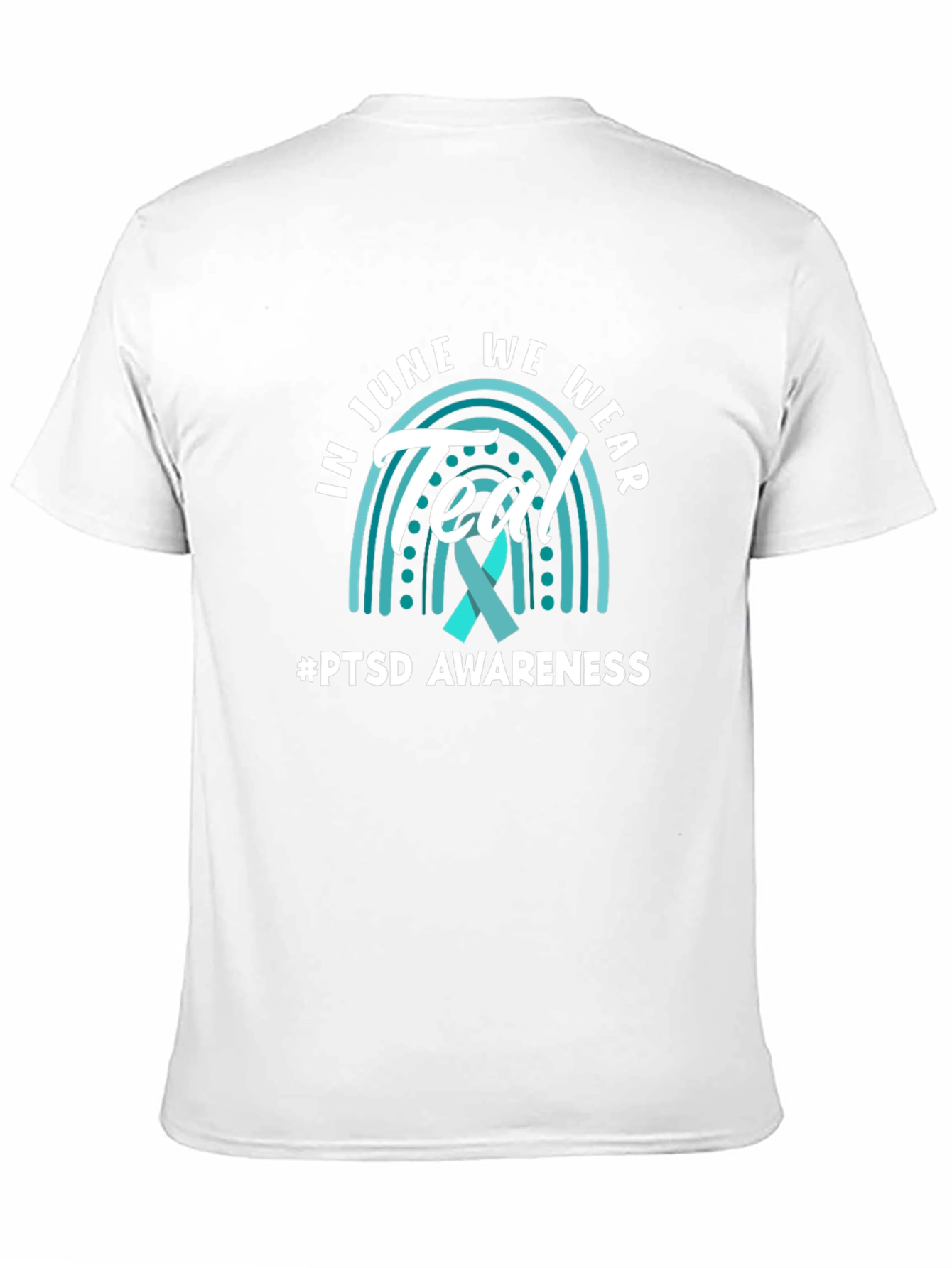 PTSD Awareness T-Shirt - Teal Ribbon