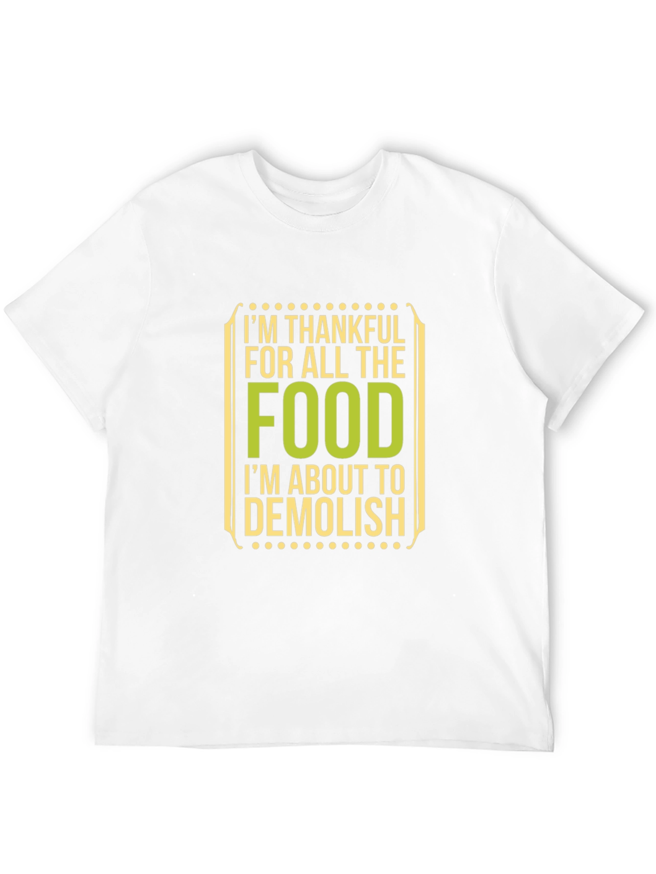 Thankful for Food Black T-Shirt