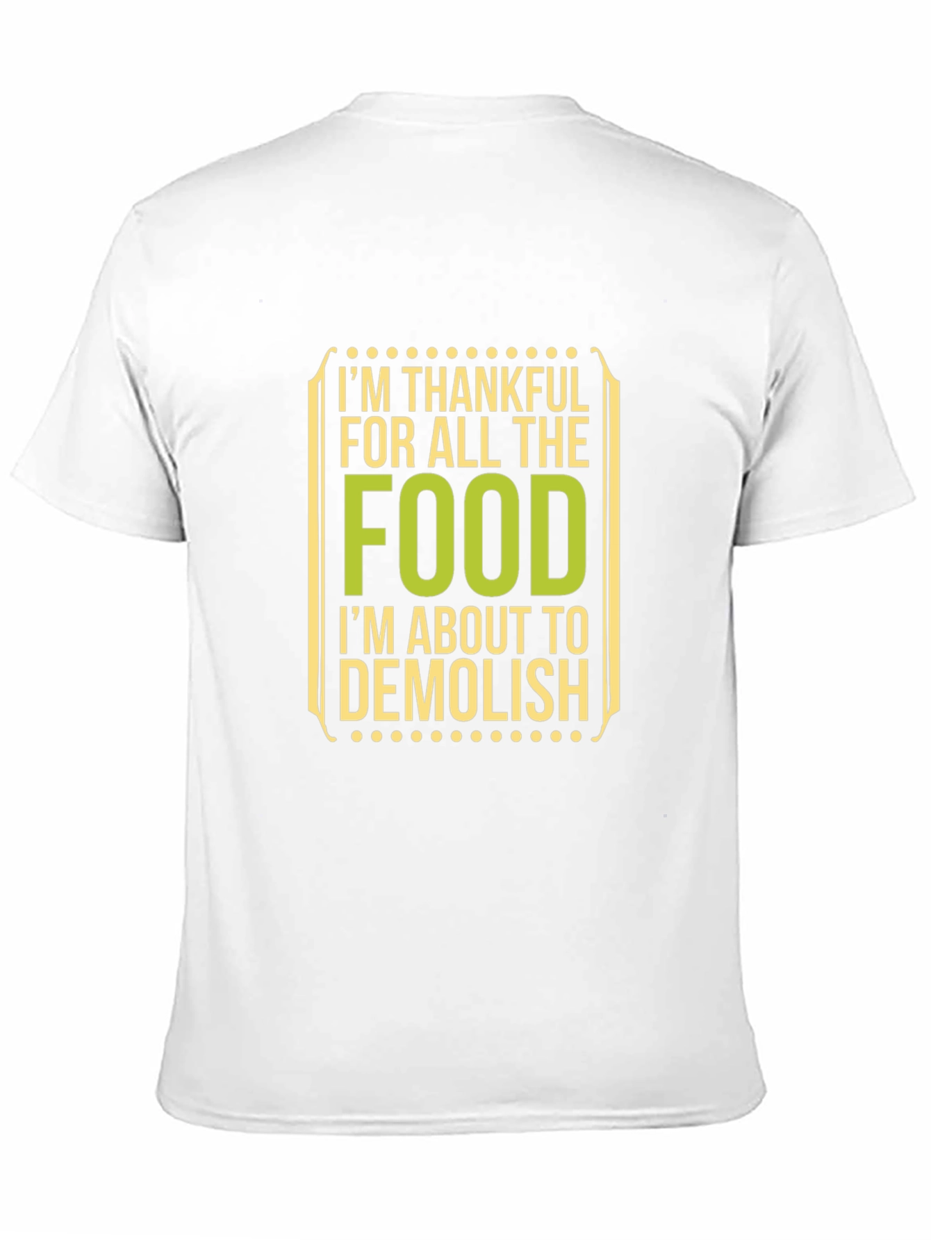 Thankful for Food Black T-Shirt