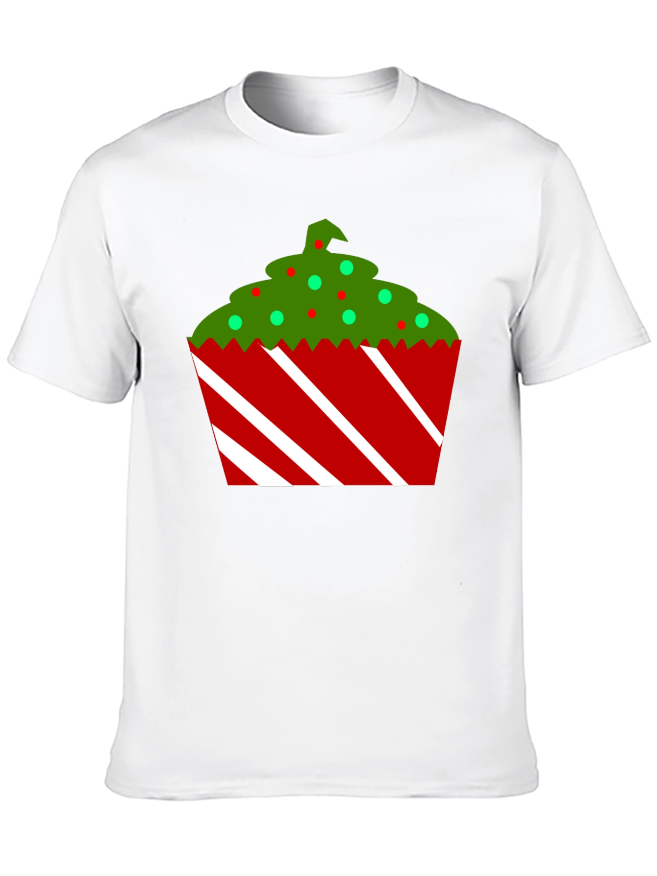 Festive Holiday Cupcake T-Shirt